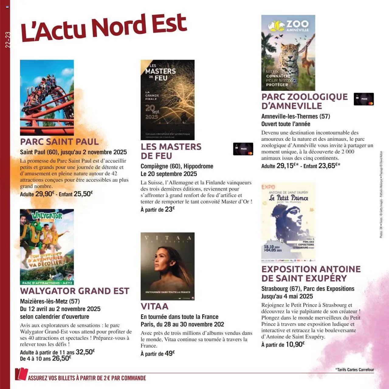 Carrefour City Le book de vos sorties (2025-03-24 - 2025-09-30)