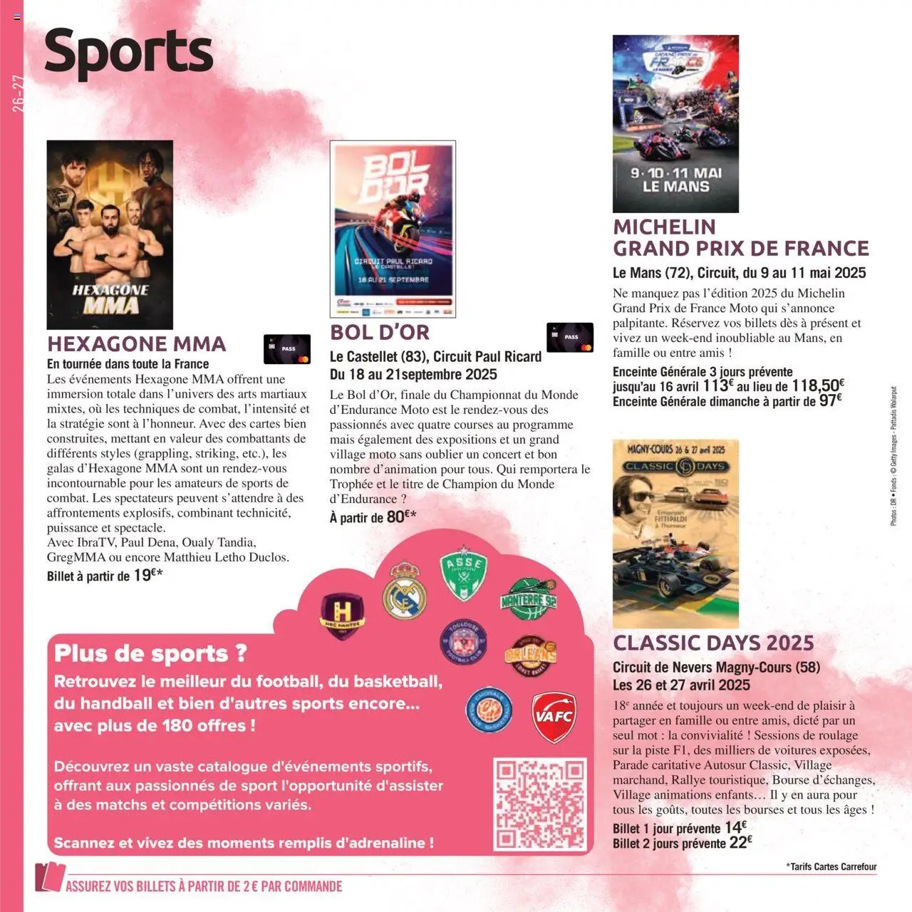 Carrefour City Le book de vos sorties (2025-03-24 - 2025-09-30)
