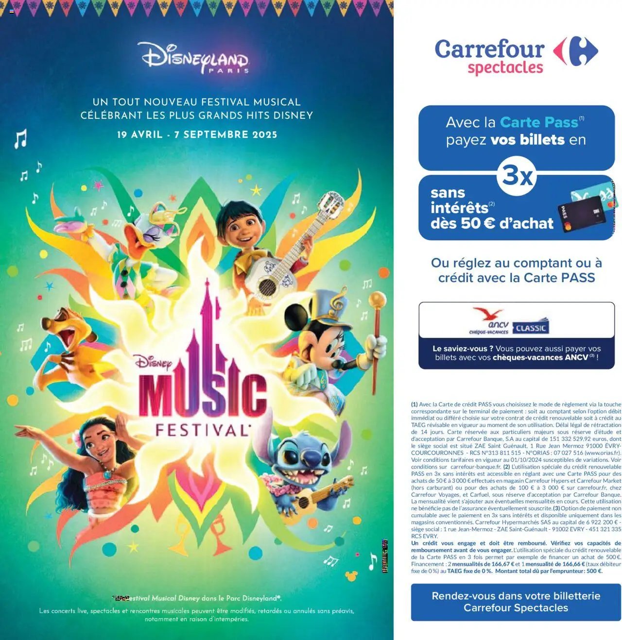 Carrefour City Le book de vos sorties (2025-03-24 - 2025-09-30)