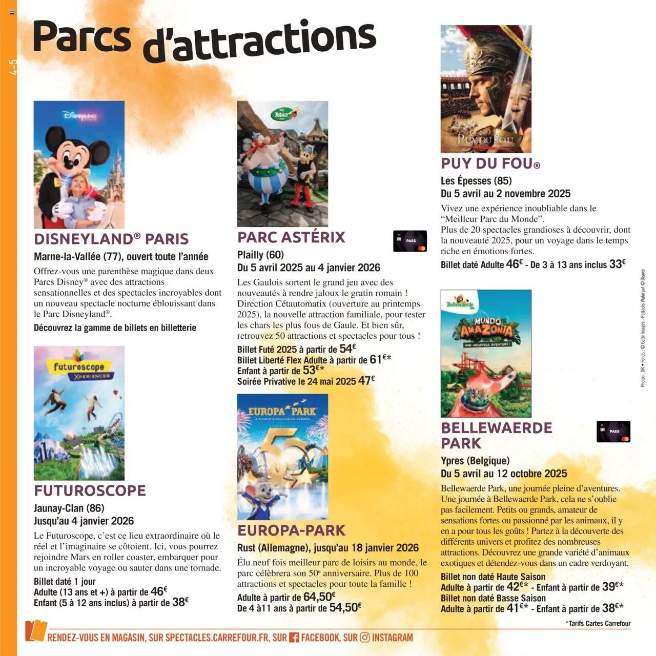 Carrefour City Le book de vos sorties (2025-03-24 - 2025-09-30)