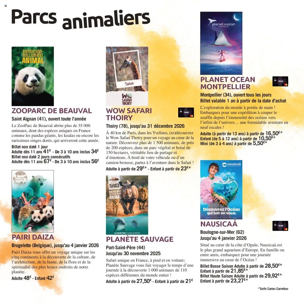 Carrefour City Le book de vos sorties (2025-03-24 - 2025-09-30)