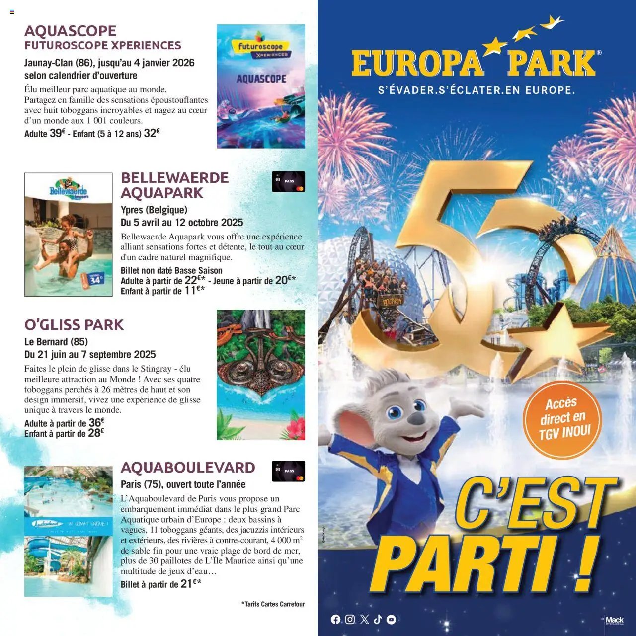 Carrefour City Le book de vos sorties (2025-03-24 - 2025-09-30)