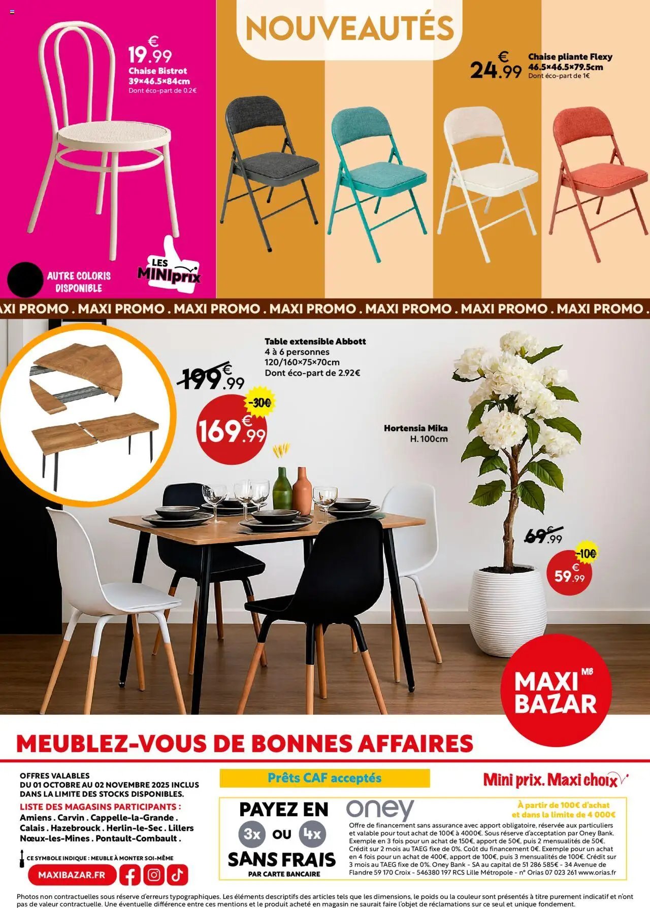 Maxi Bazar - Catalogue mobilier Maxi Bazar
