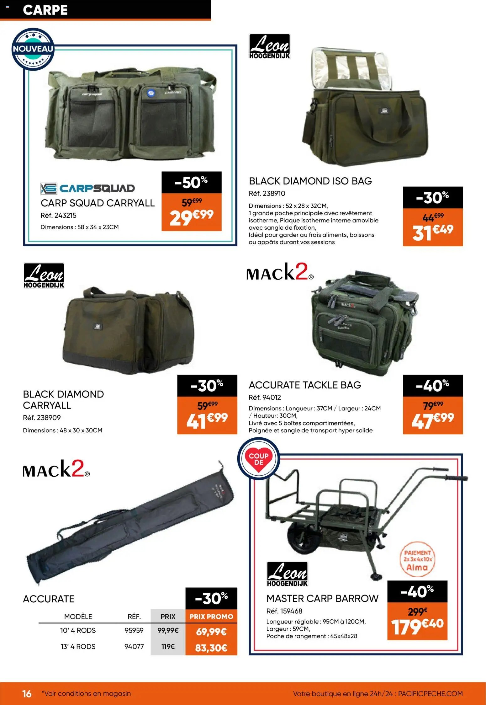 Pacific Pêche catalogue