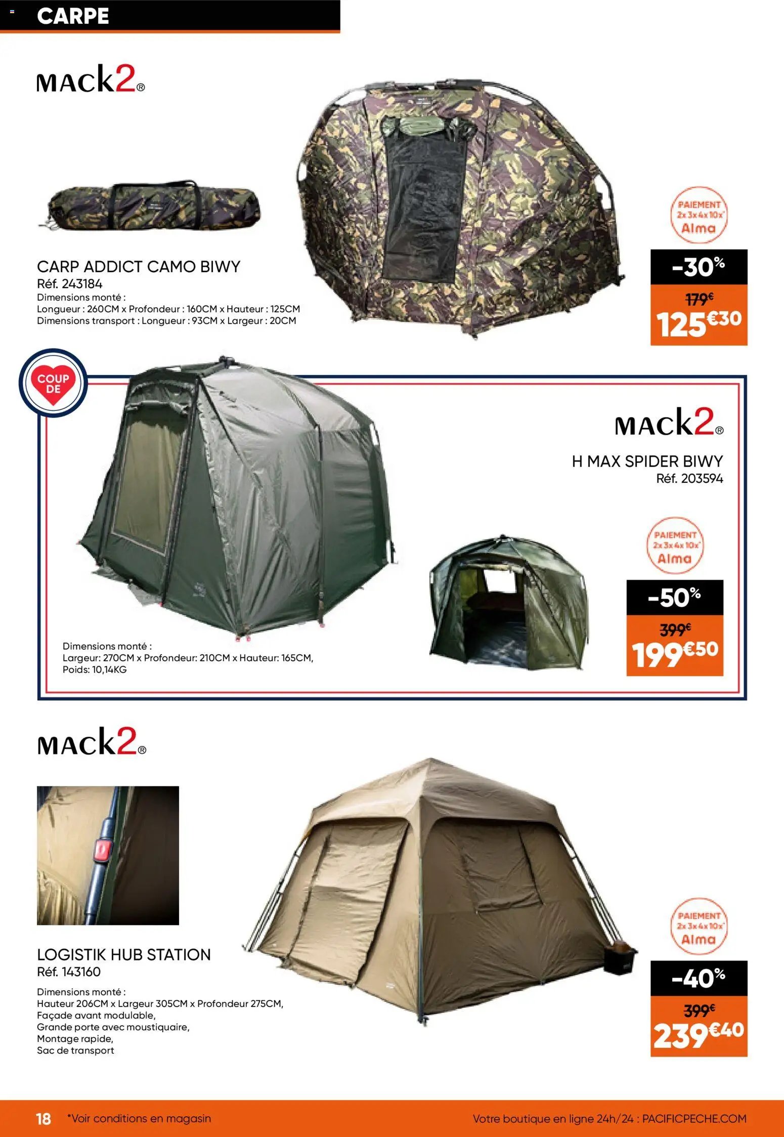 Pacific Pêche catalogue