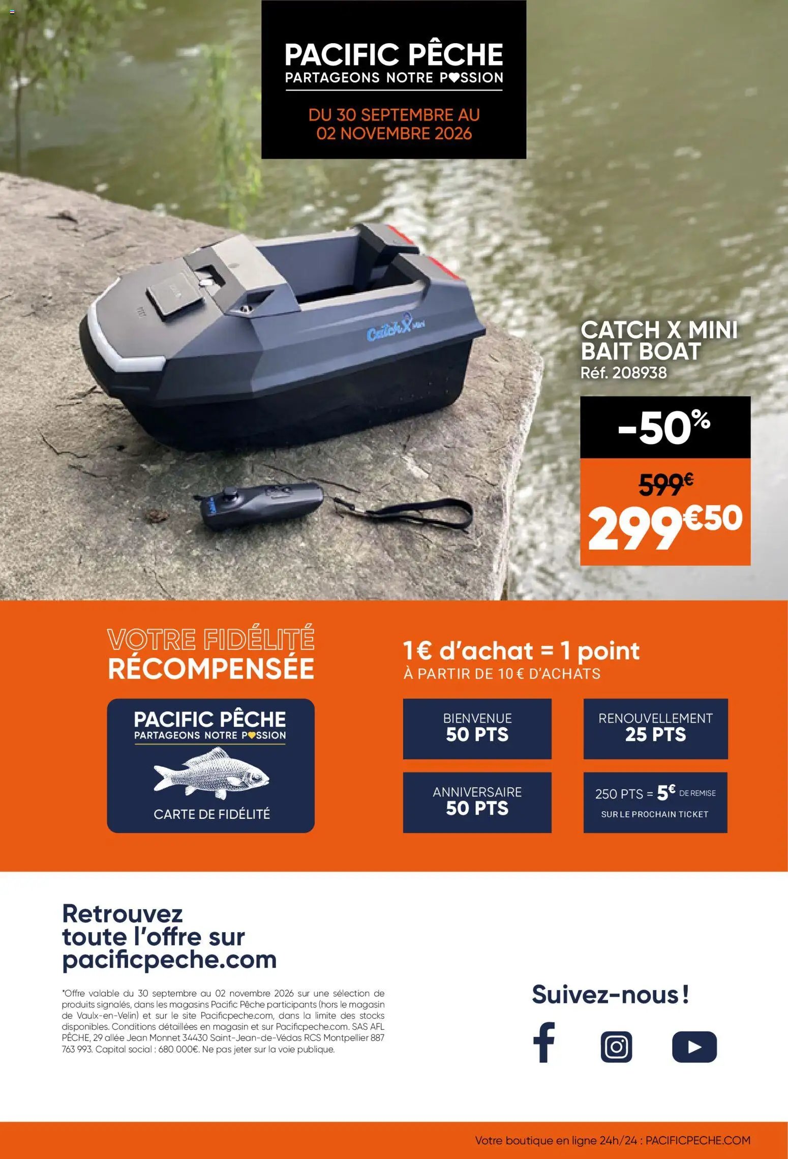 Pacific Pêche catalogue