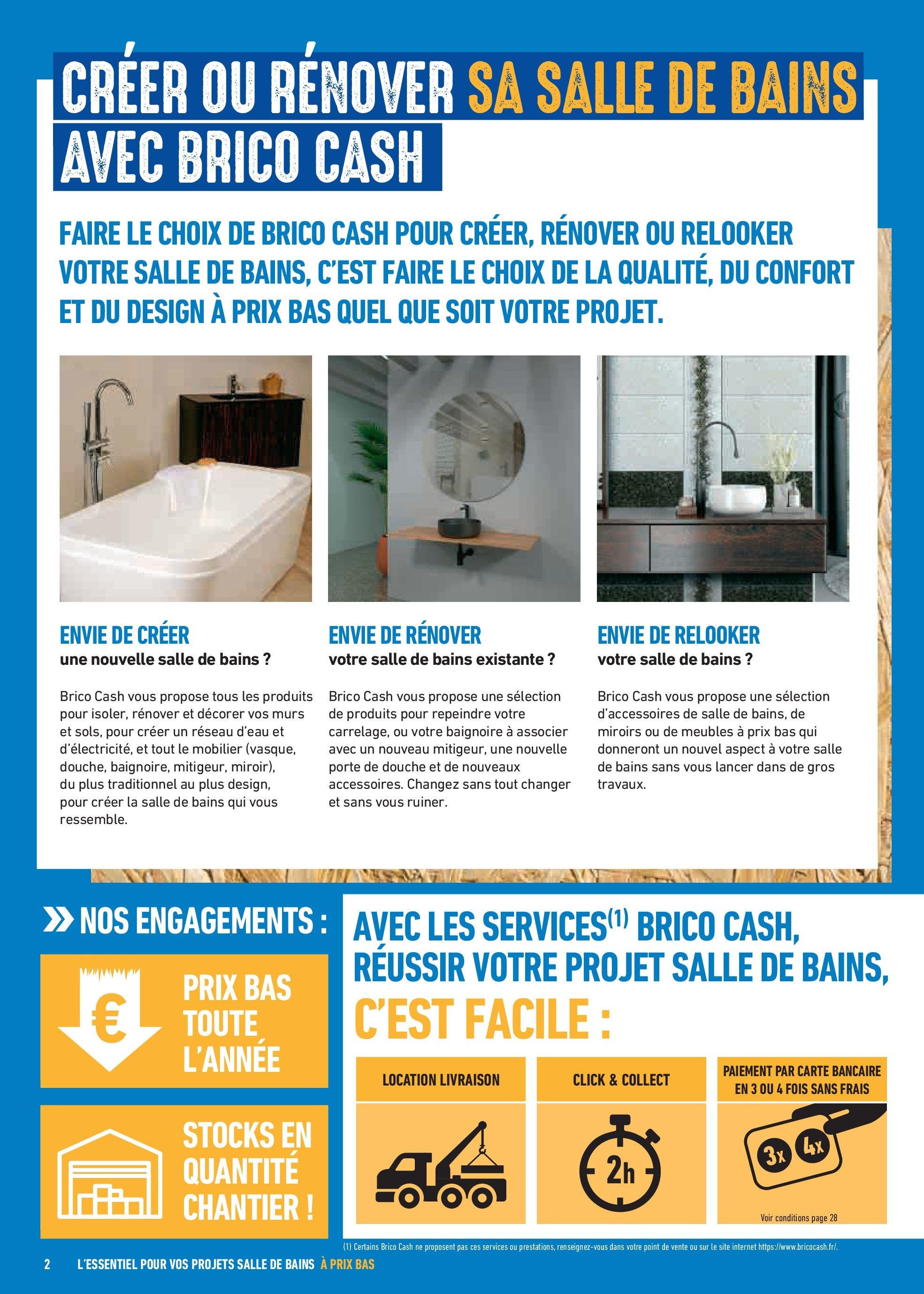 Brico Cash - Repensons votre salle de bains sans vous ruiner