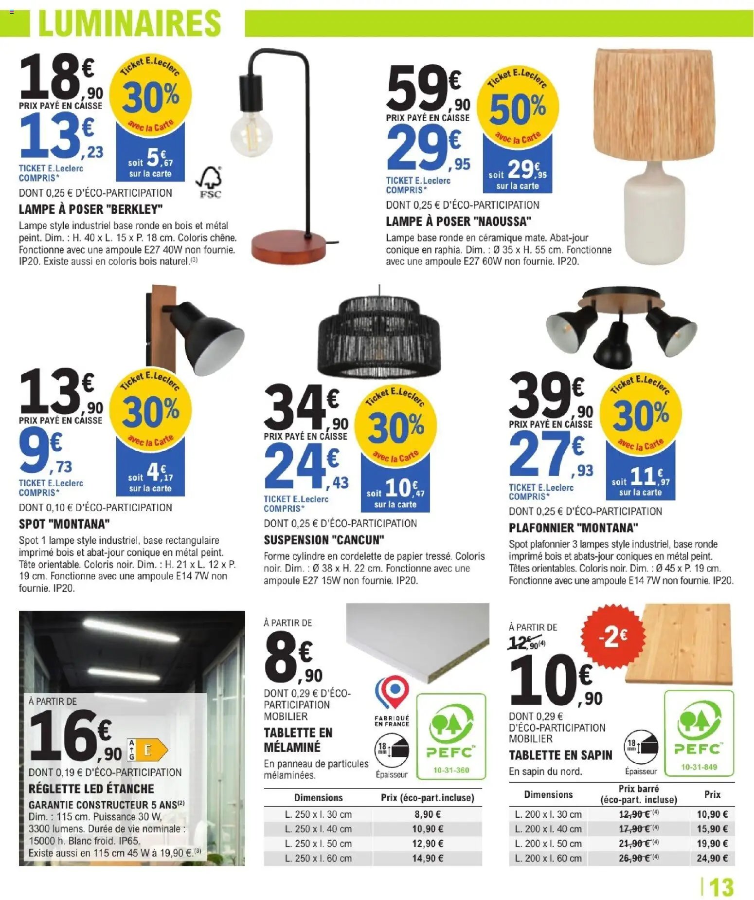 Brico E.Leclerc catalogue Trafic