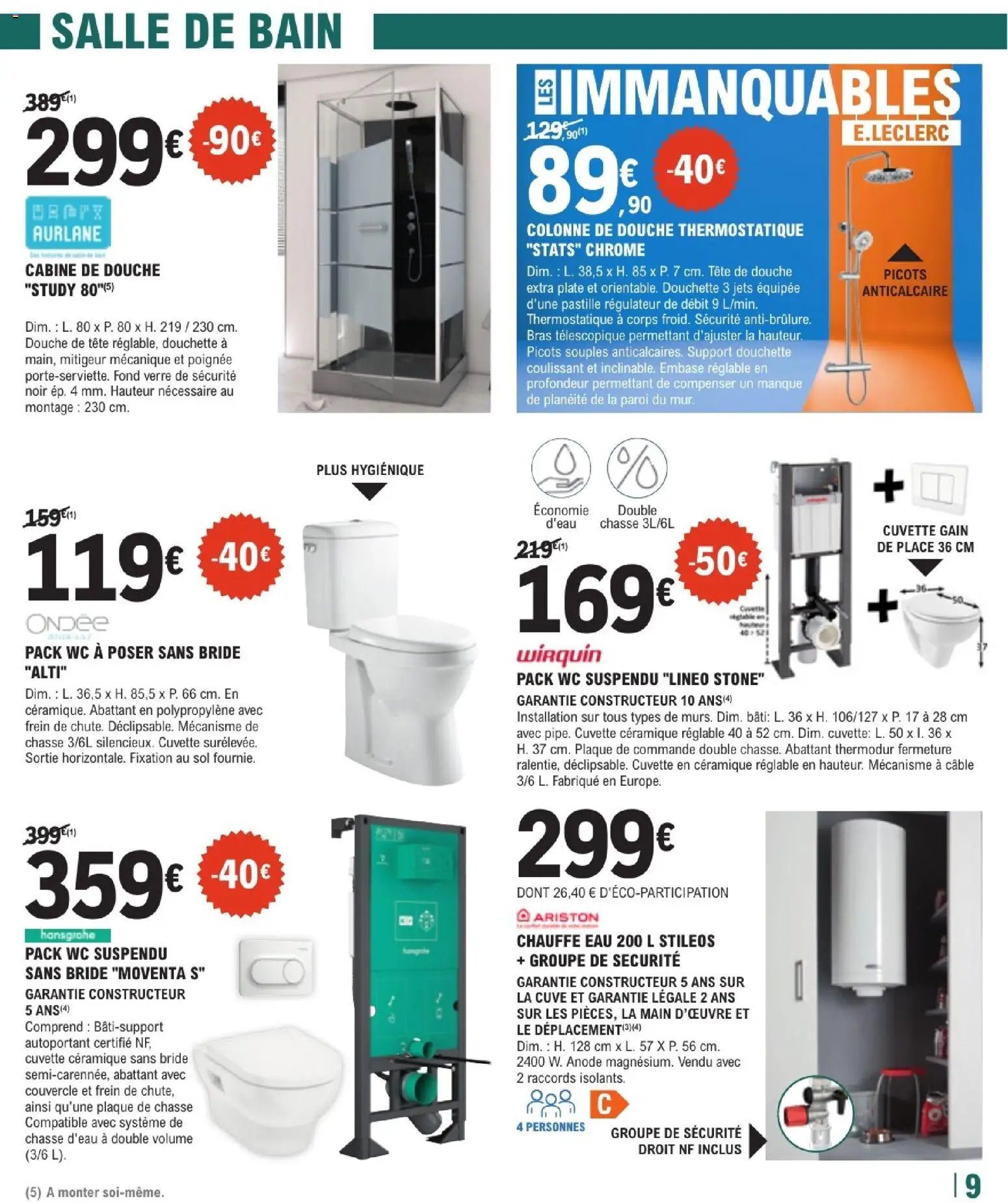 Brico E.Leclerc catalogue Trafic