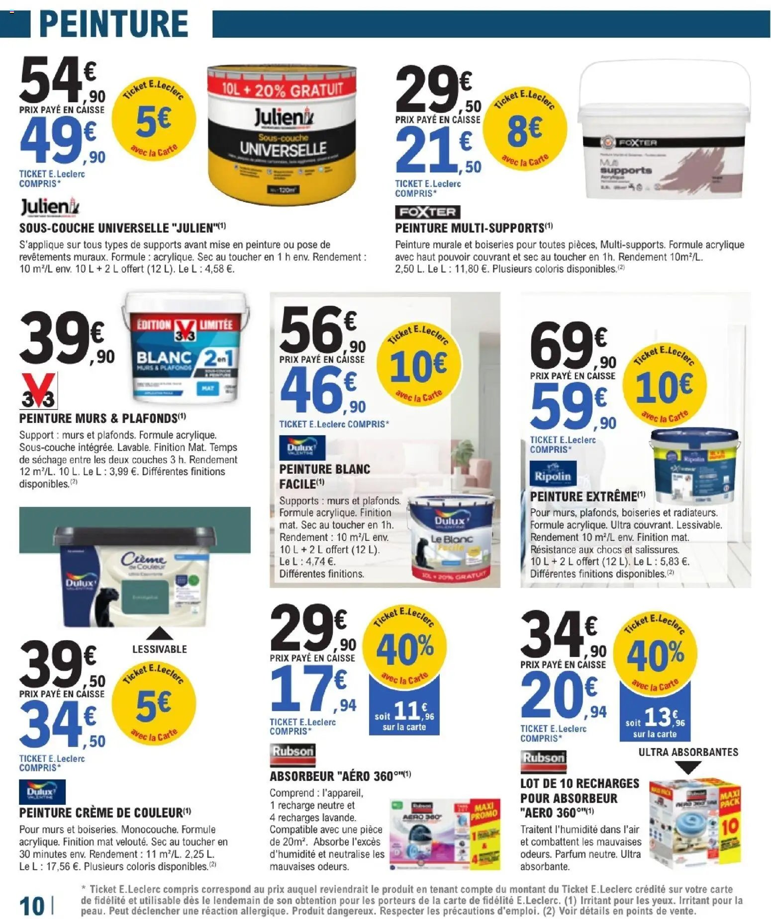 Brico E.Leclerc catalogue Trafic
