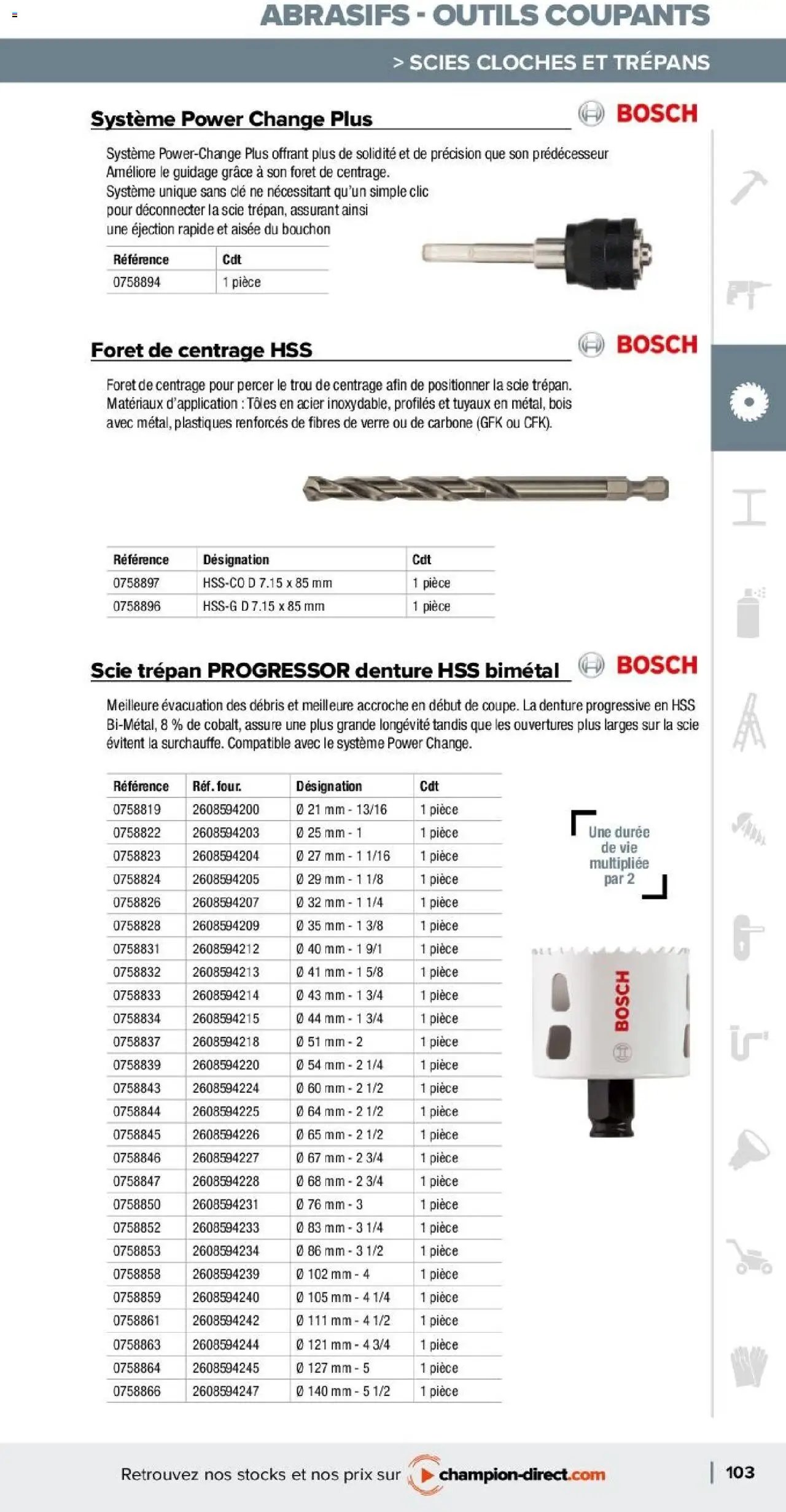Champion Direct catalogue Selection Maintenance (2025-01-10 - 2025-12-31)