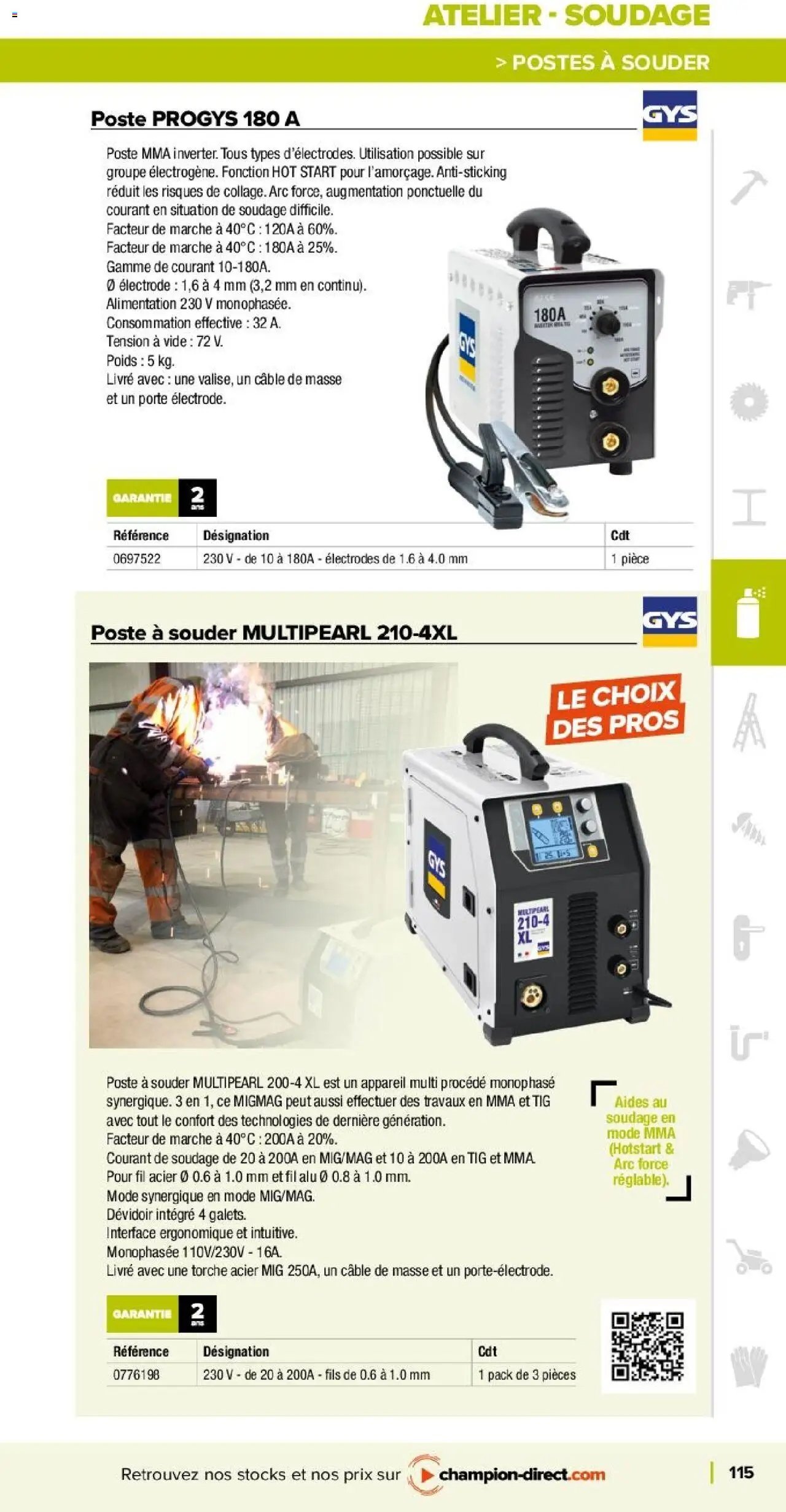 Champion Direct catalogue Selection Maintenance (2025-01-10 - 2025-12-31)