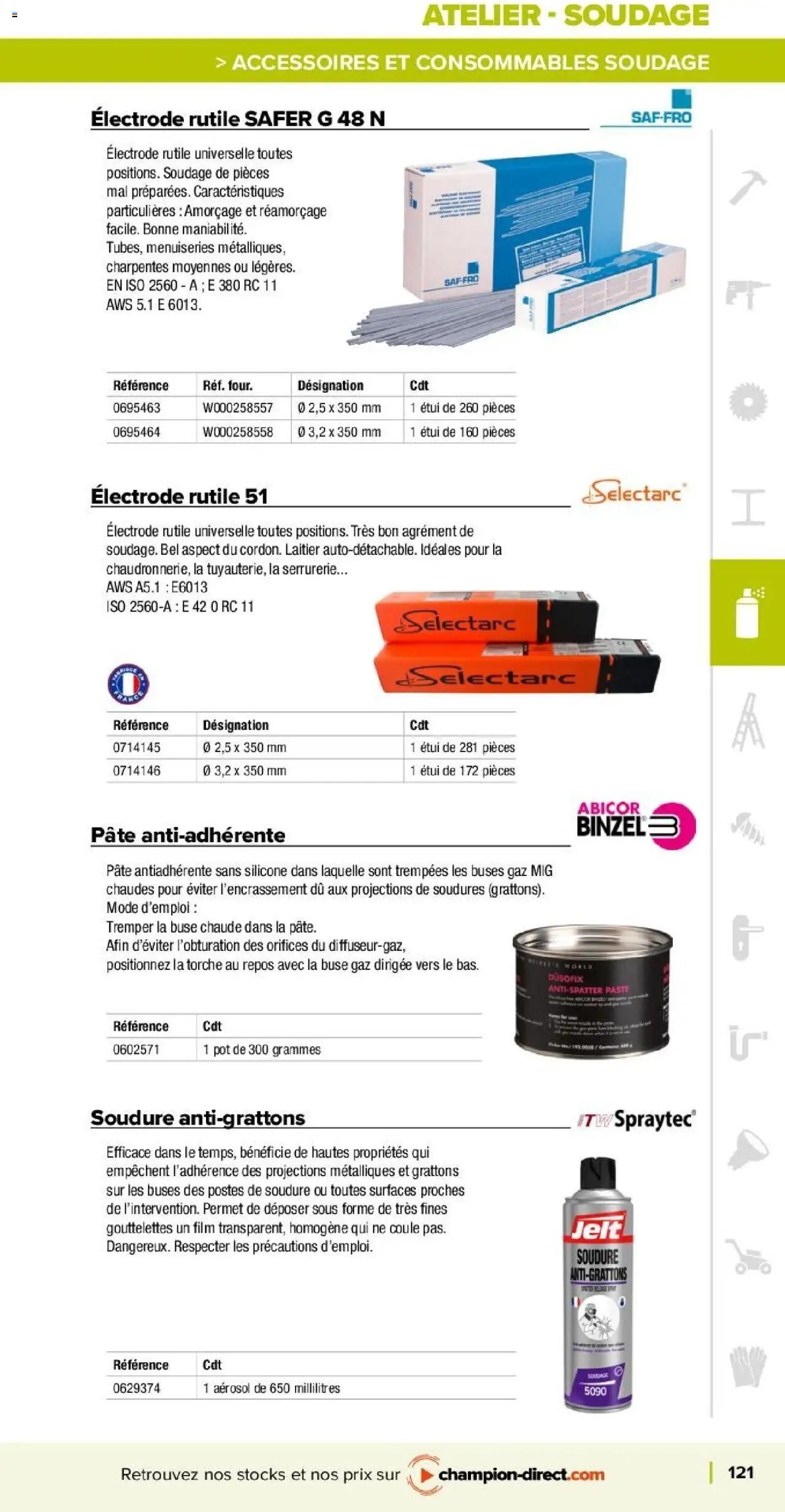 Champion Direct catalogue Selection Maintenance (2025-01-10 - 2025-12-31)