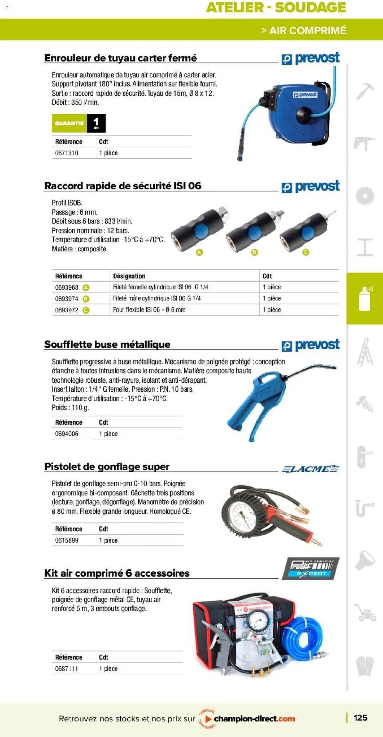 Champion Direct catalogue Selection Maintenance (2025-01-10 - 2025-12-31)
