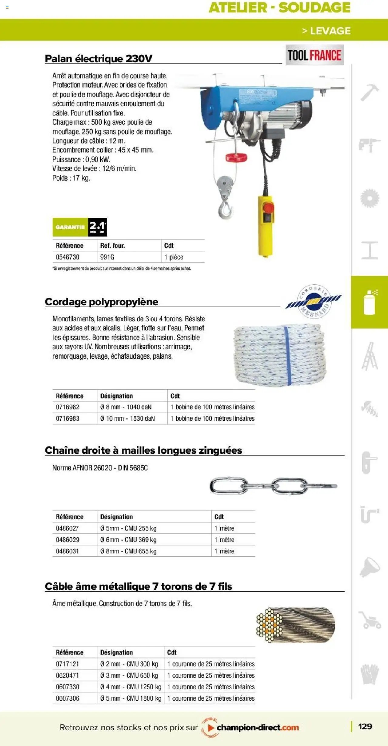 Champion Direct catalogue Selection Maintenance (2025-01-10 - 2025-12-31)