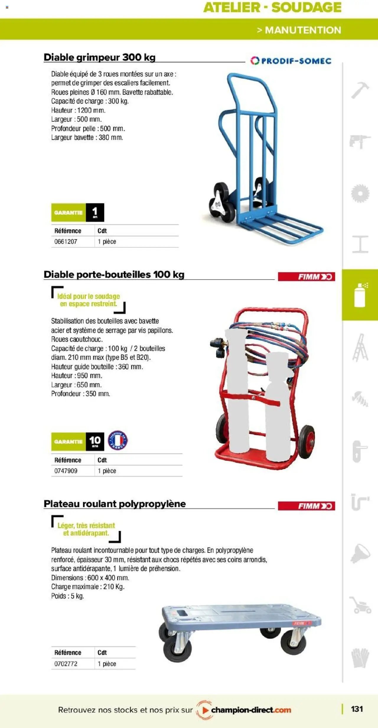 Champion Direct catalogue Selection Maintenance (2025-01-10 - 2025-12-31)