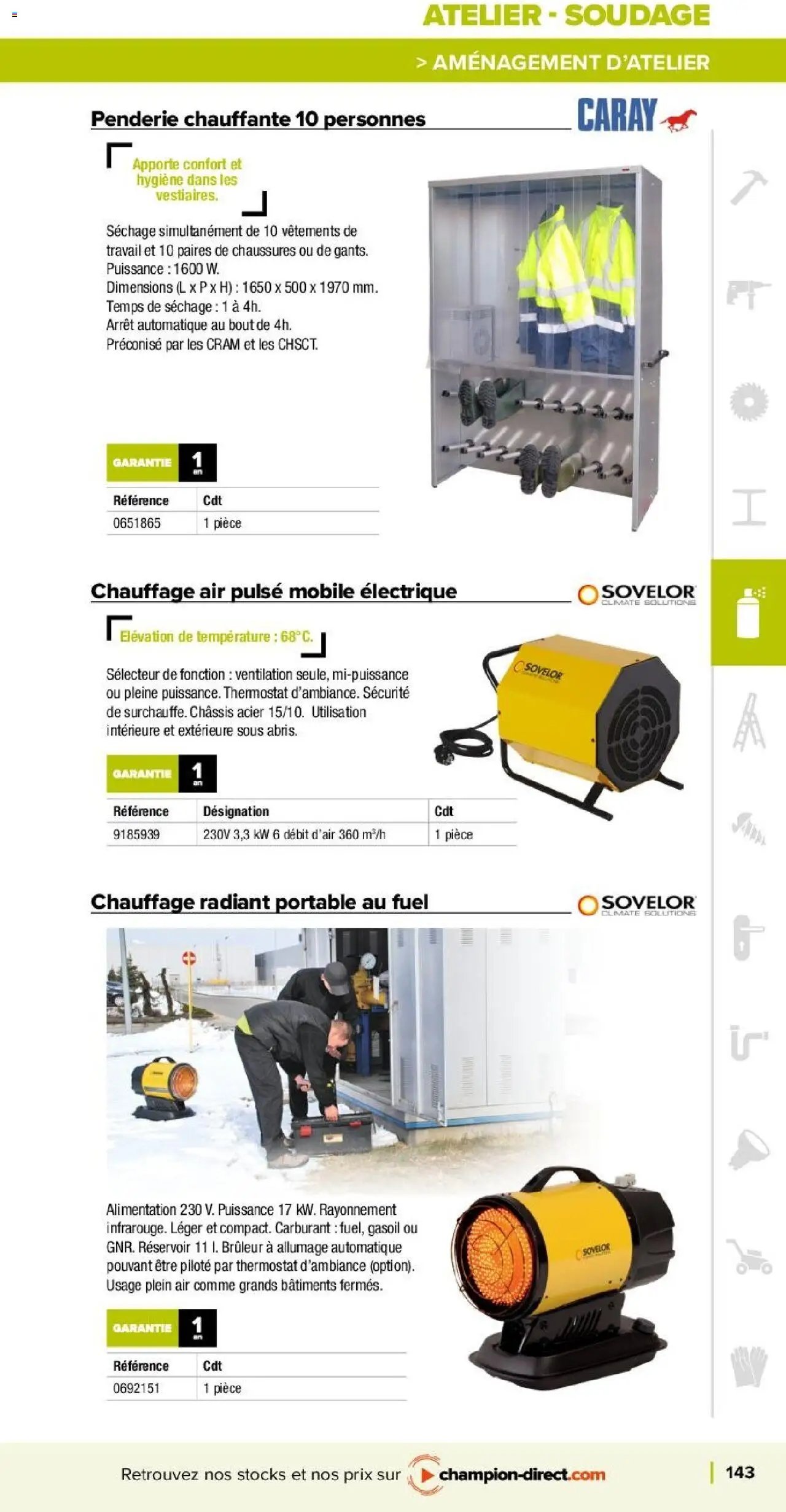 Champion Direct catalogue Selection Maintenance (2025-01-10 - 2025-12-31)