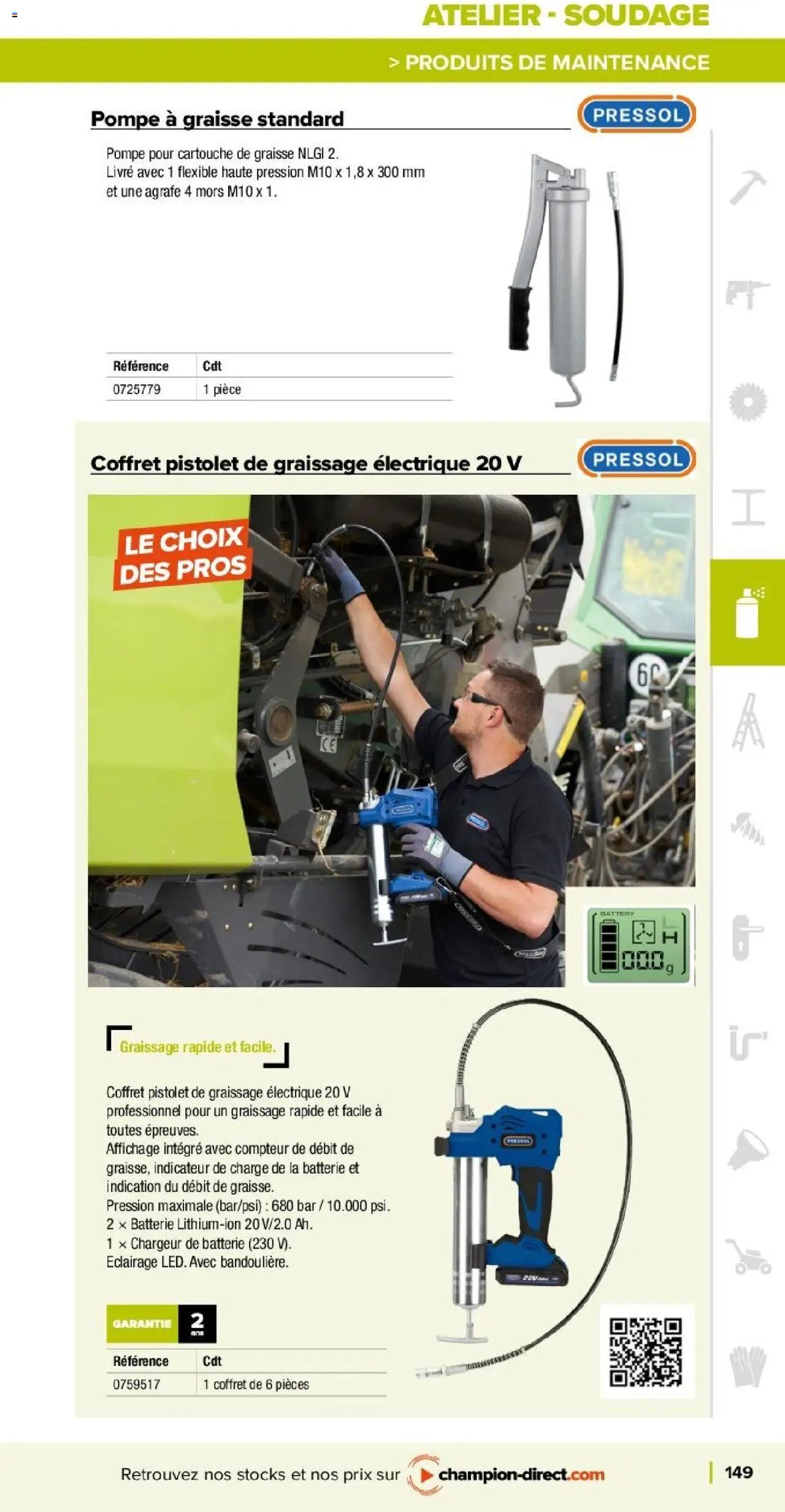Champion Direct catalogue Selection Maintenance (2025-01-10 - 2025-12-31)