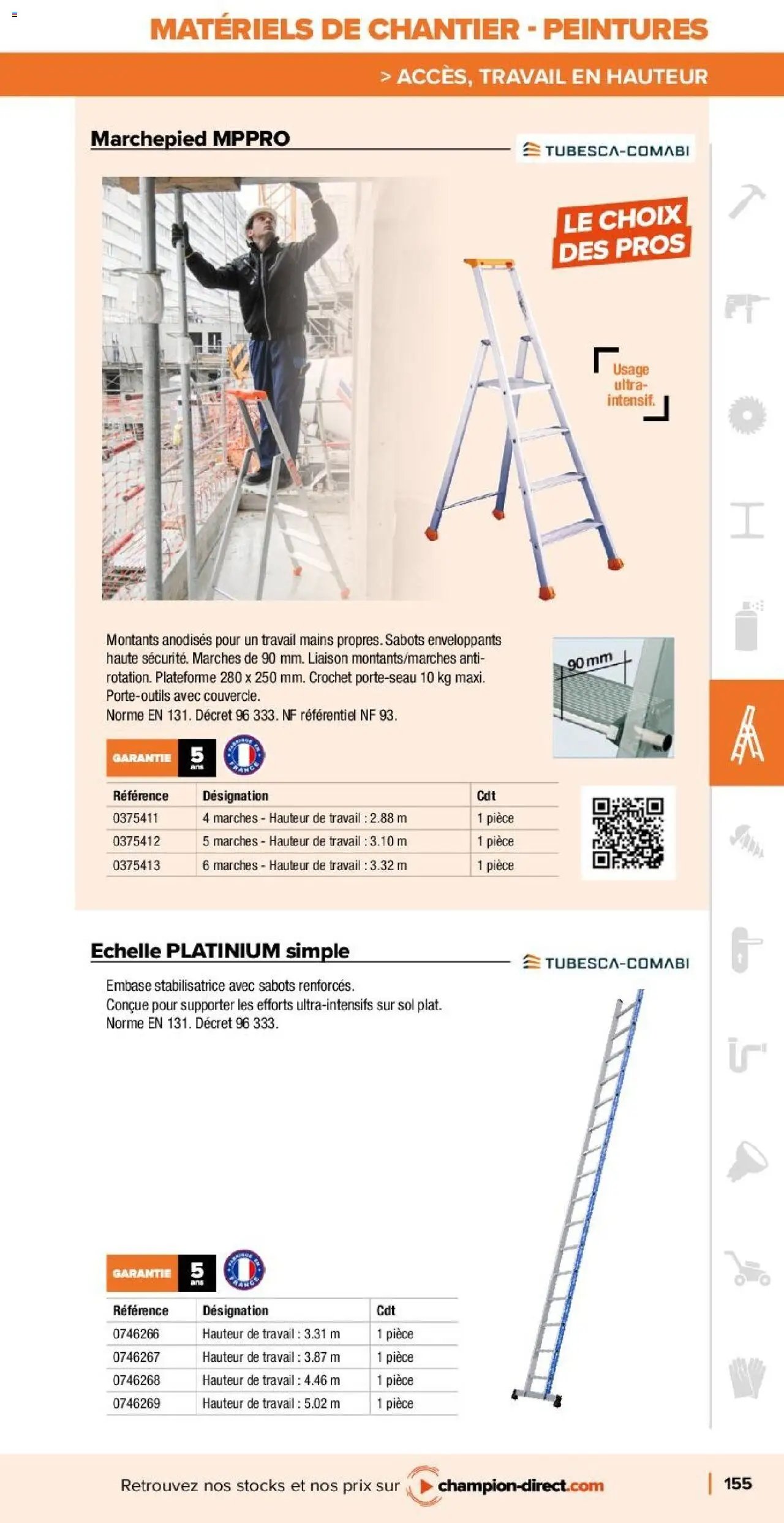 Champion Direct catalogue Selection Maintenance (2025-01-10 - 2025-12-31)