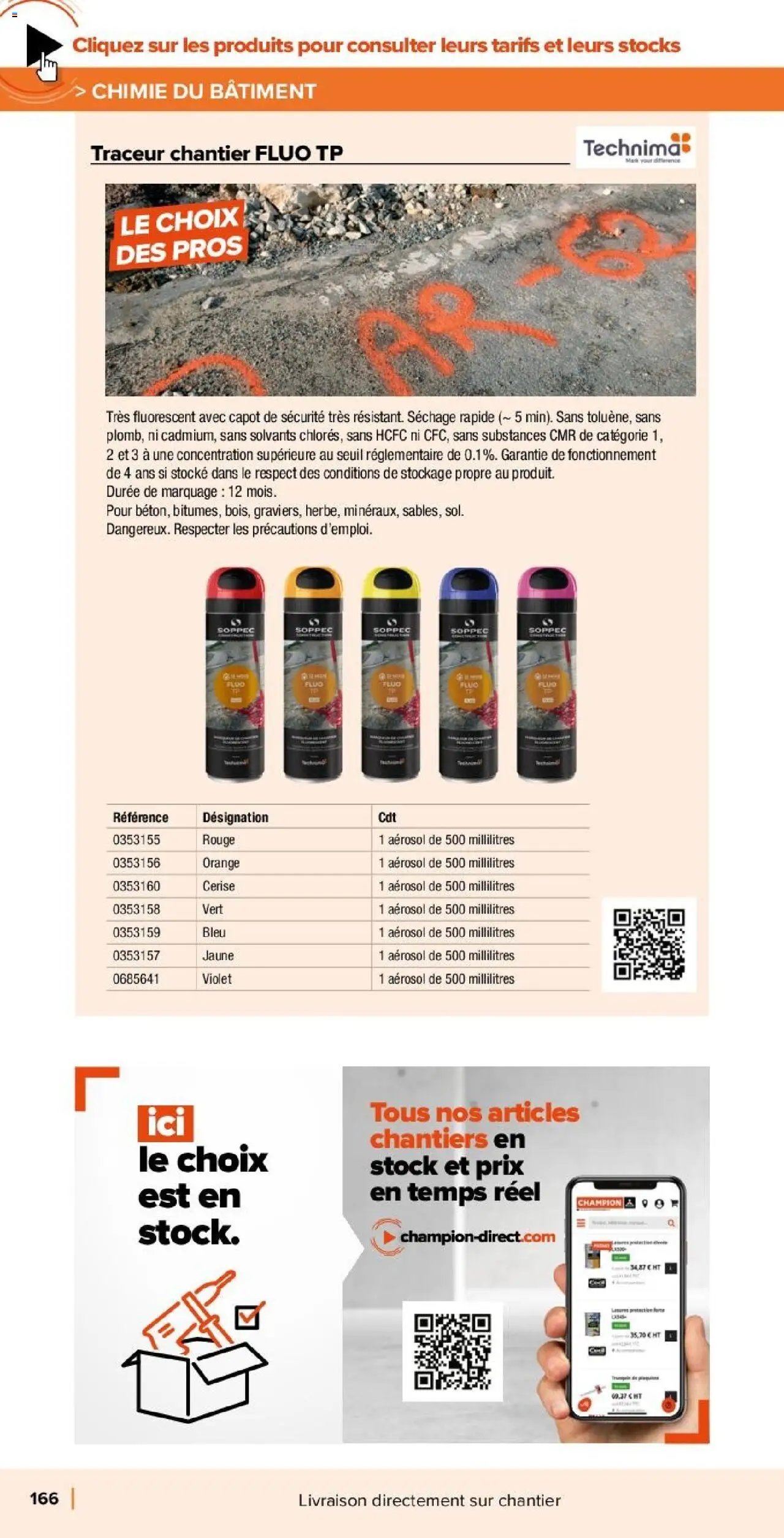Champion Direct catalogue Selection Maintenance (2025-01-10 - 2025-12-31)