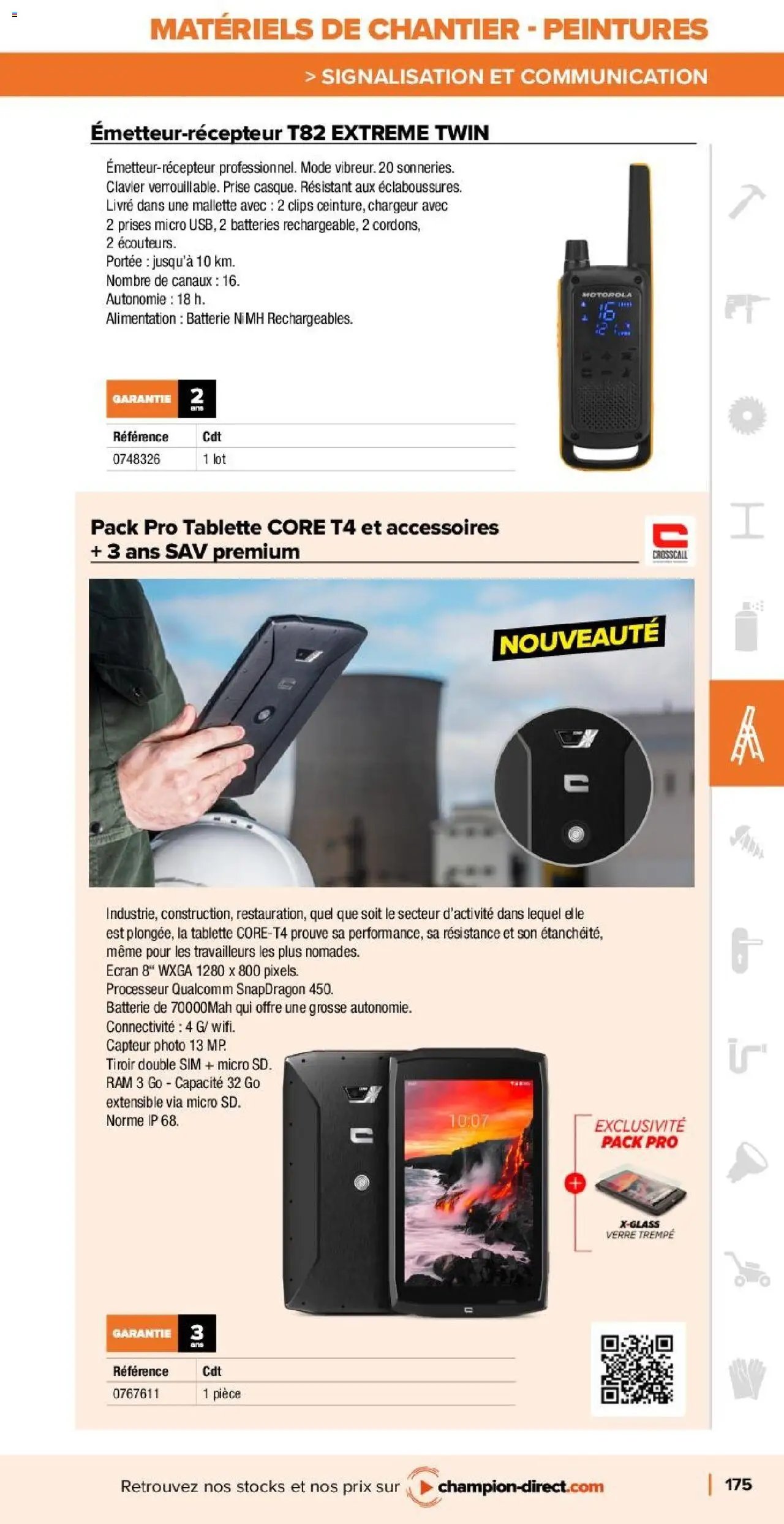 Champion Direct catalogue Selection Maintenance (2025-01-10 - 2025-12-31)