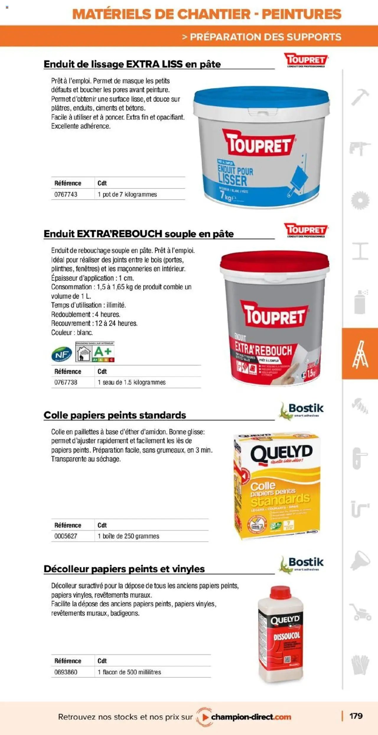 Champion Direct catalogue Selection Maintenance (2025-01-10 - 2025-12-31)