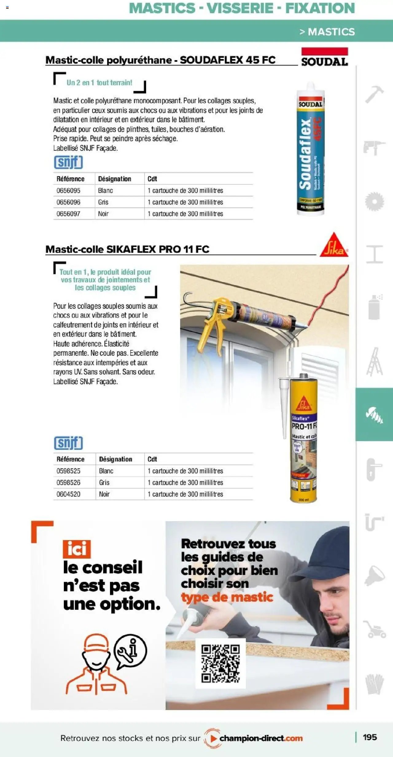 Champion Direct catalogue Selection Maintenance (2025-01-10 - 2025-12-31)