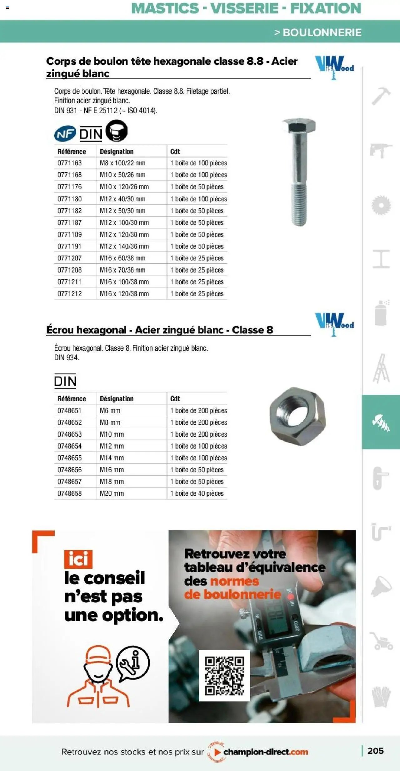 Champion Direct catalogue Selection Maintenance (2025-01-10 - 2025-12-31)