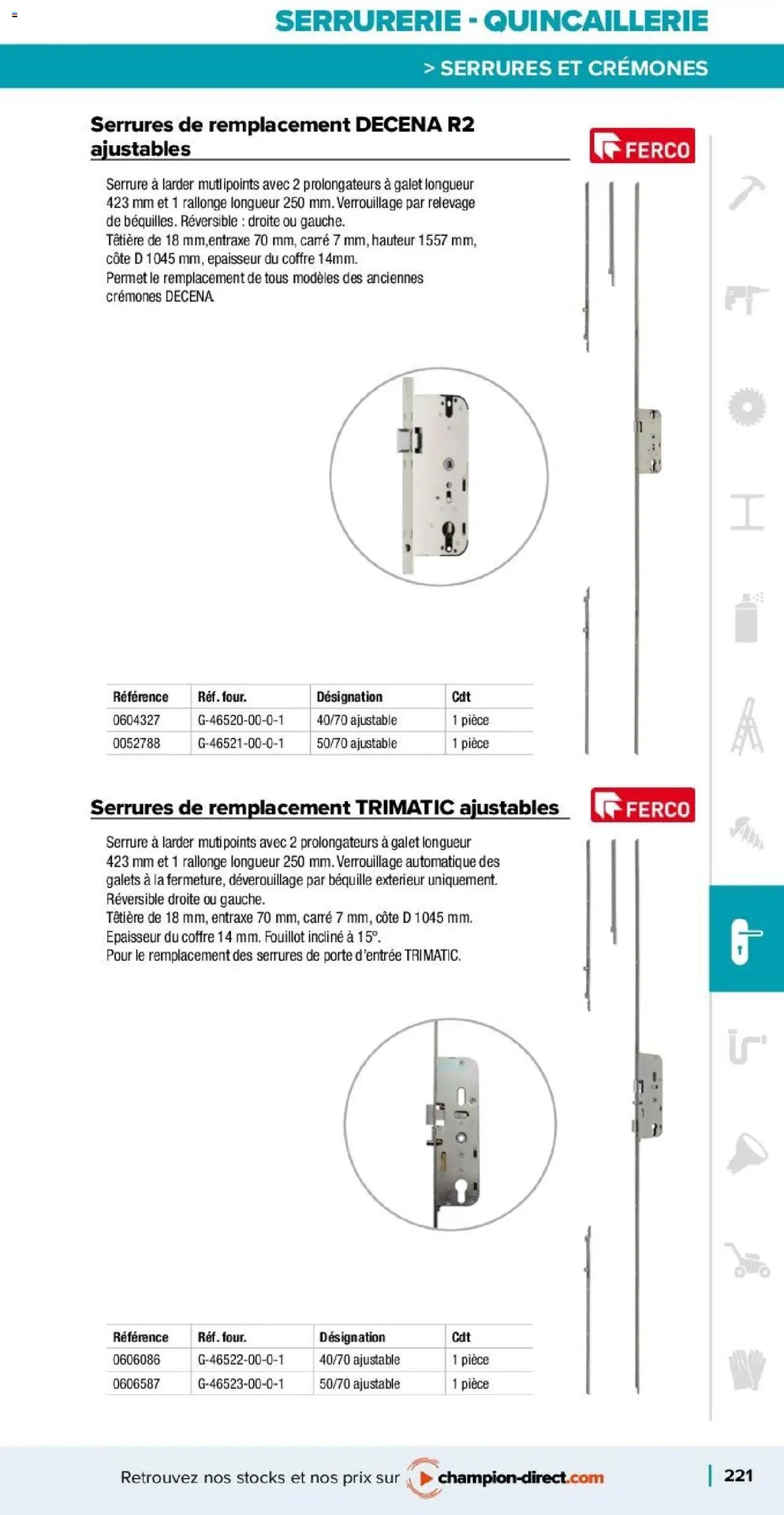 Champion Direct catalogue Selection Maintenance (2025-01-10 - 2025-12-31)