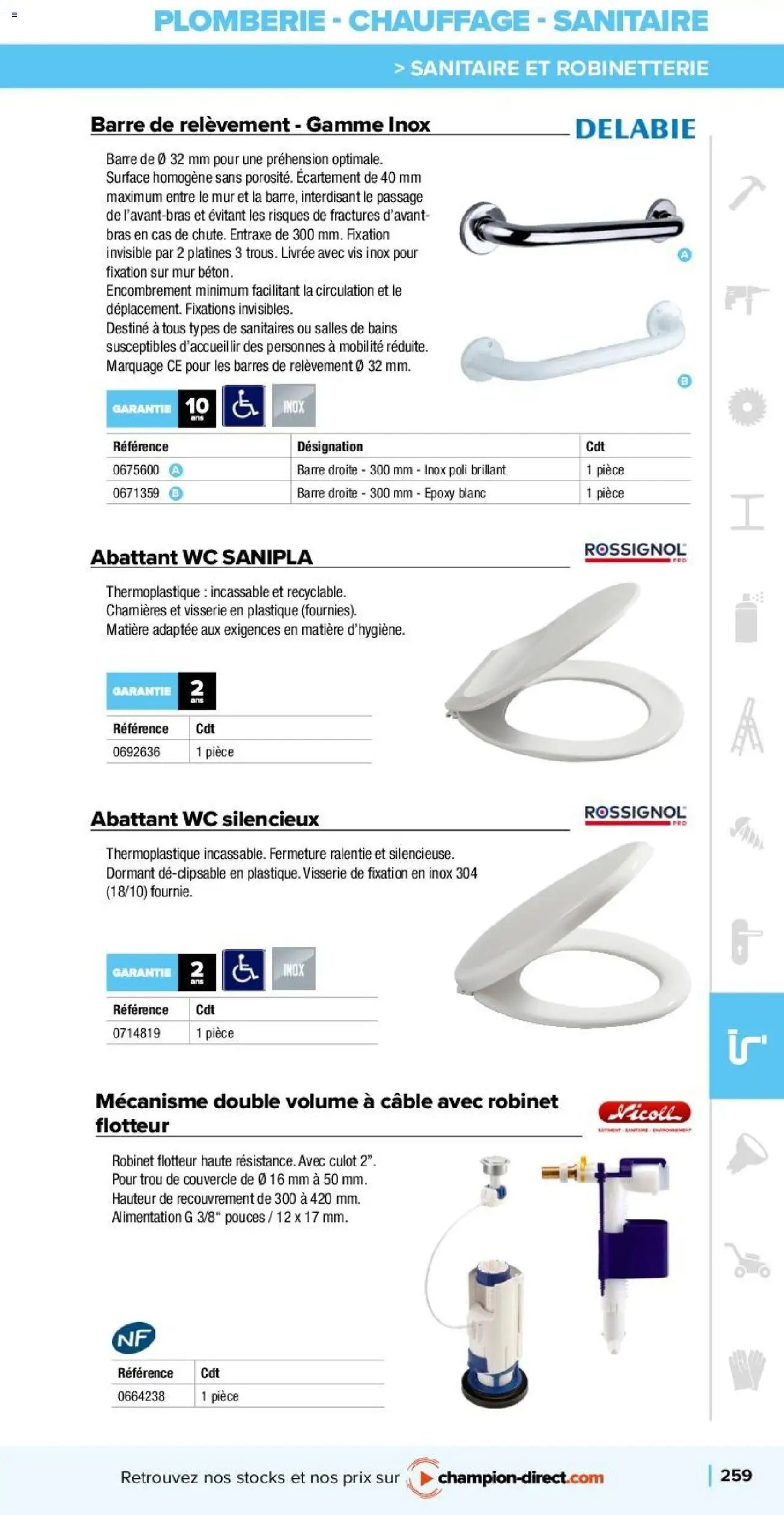 Champion Direct catalogue Selection Maintenance (2025-01-10 - 2025-12-31)