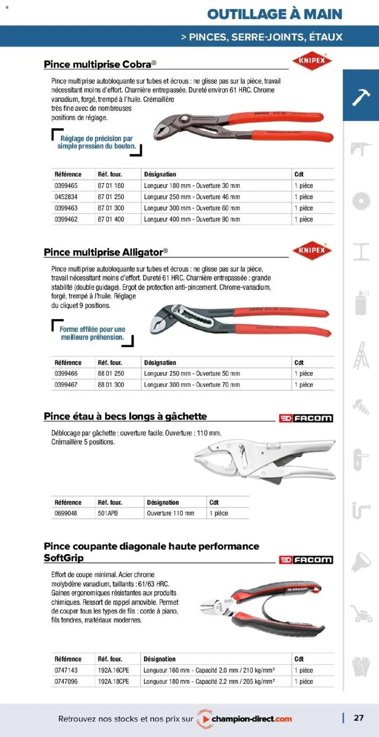 Champion Direct catalogue Selection Maintenance (2025-01-10 - 2025-12-31)