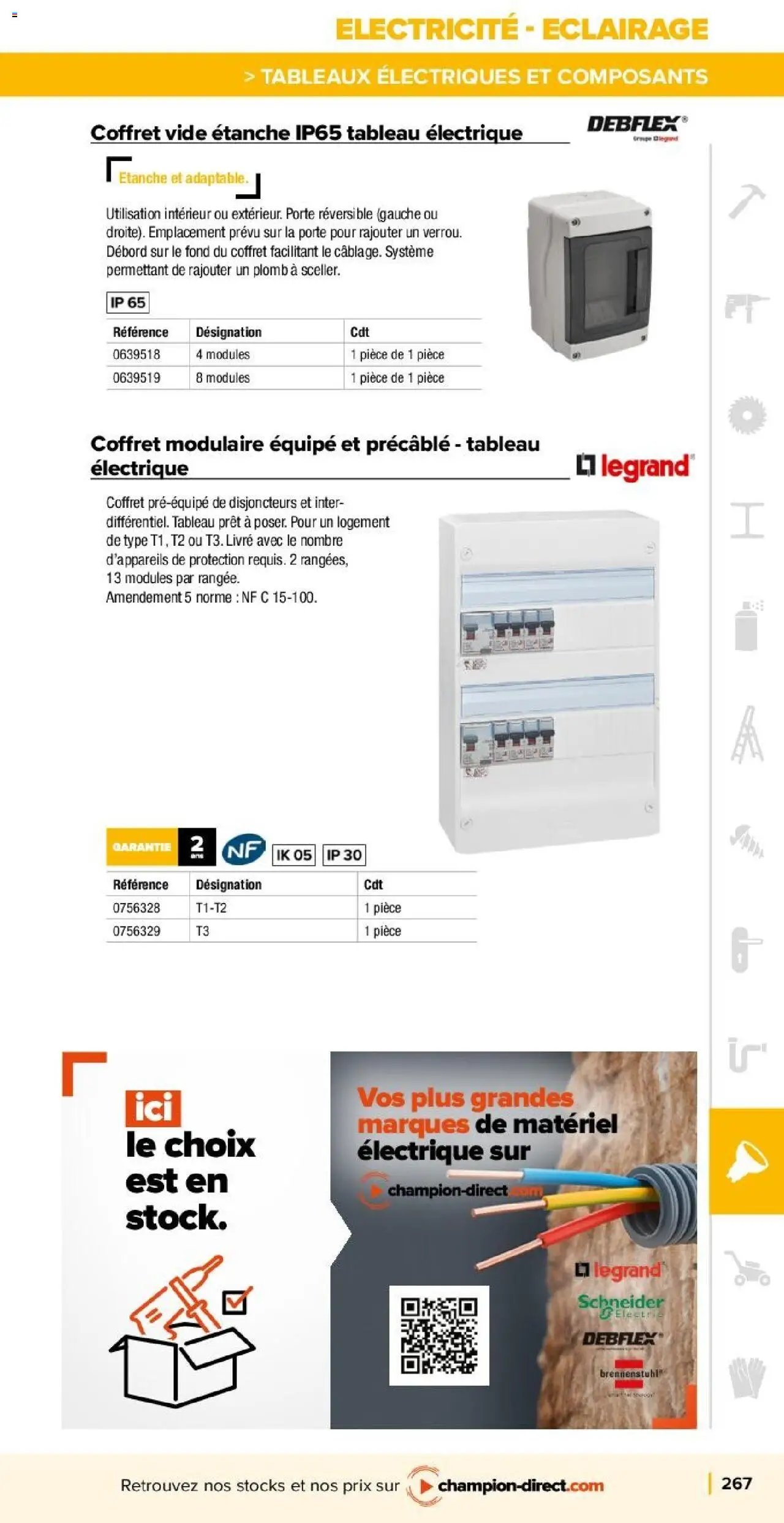Champion Direct catalogue Selection Maintenance (2025-01-10 - 2025-12-31)