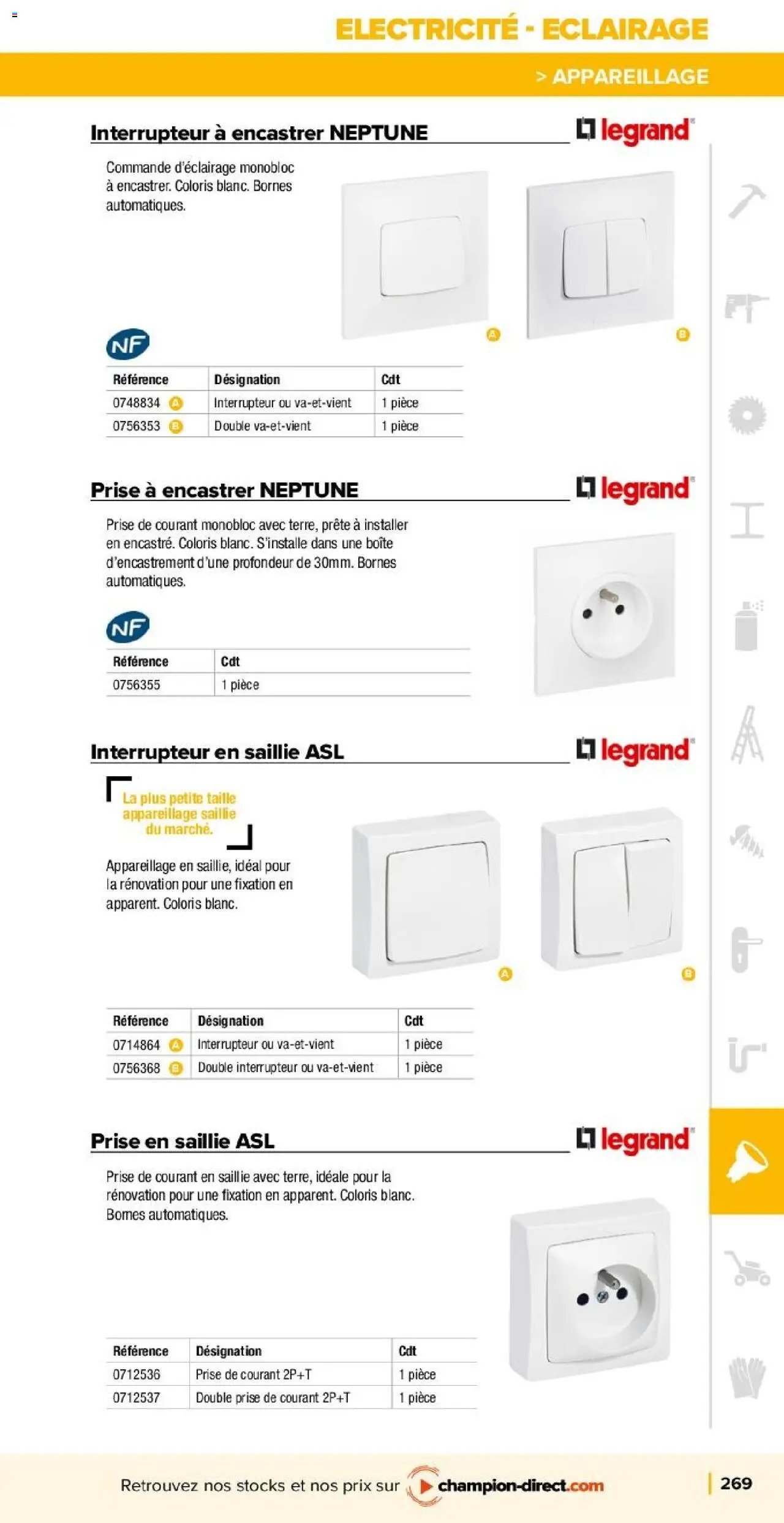 Champion Direct catalogue Selection Maintenance (2025-01-10 - 2025-12-31)