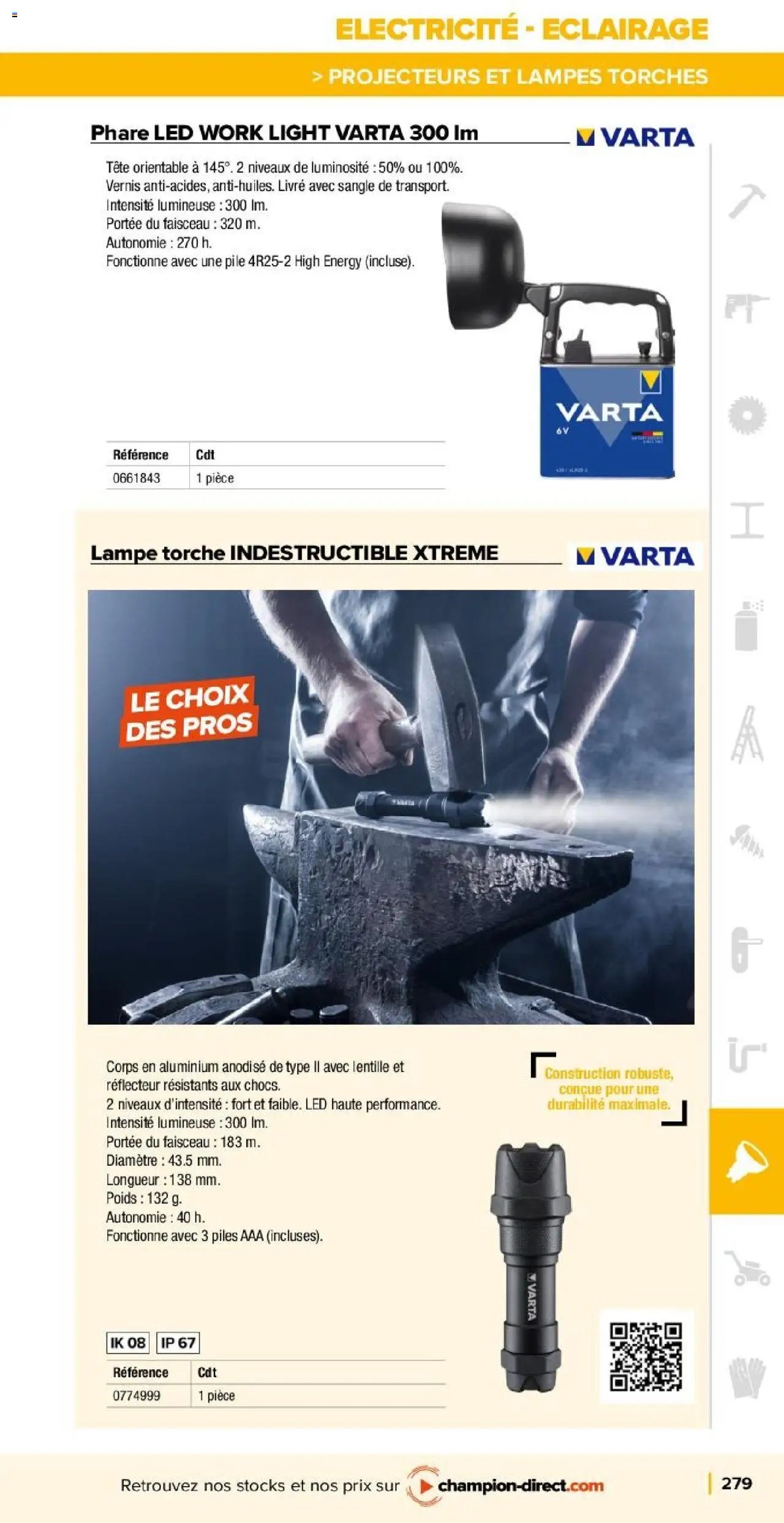 Champion Direct catalogue Selection Maintenance (2025-01-10 - 2025-12-31)