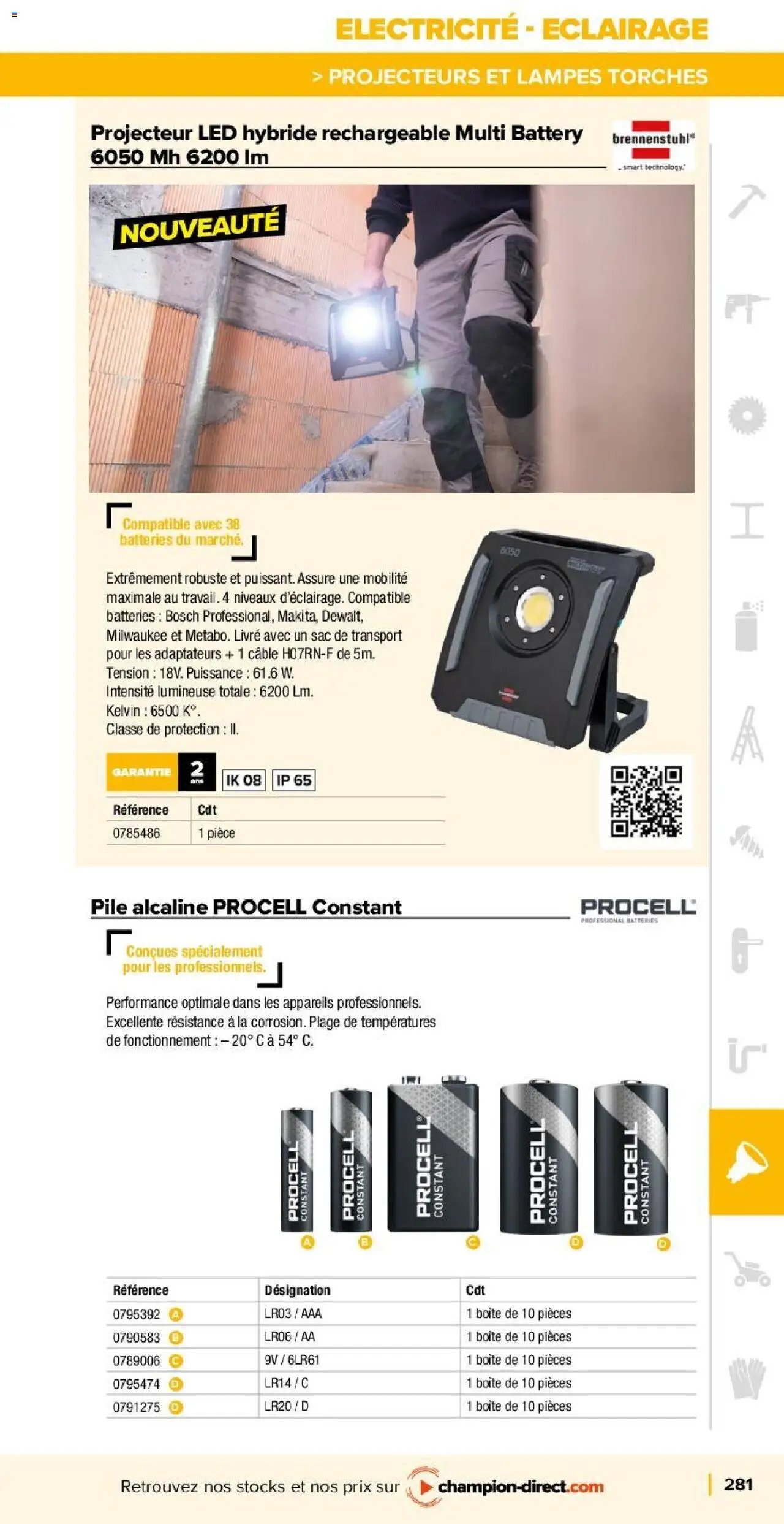 Champion Direct catalogue Selection Maintenance (2025-01-10 - 2025-12-31)
