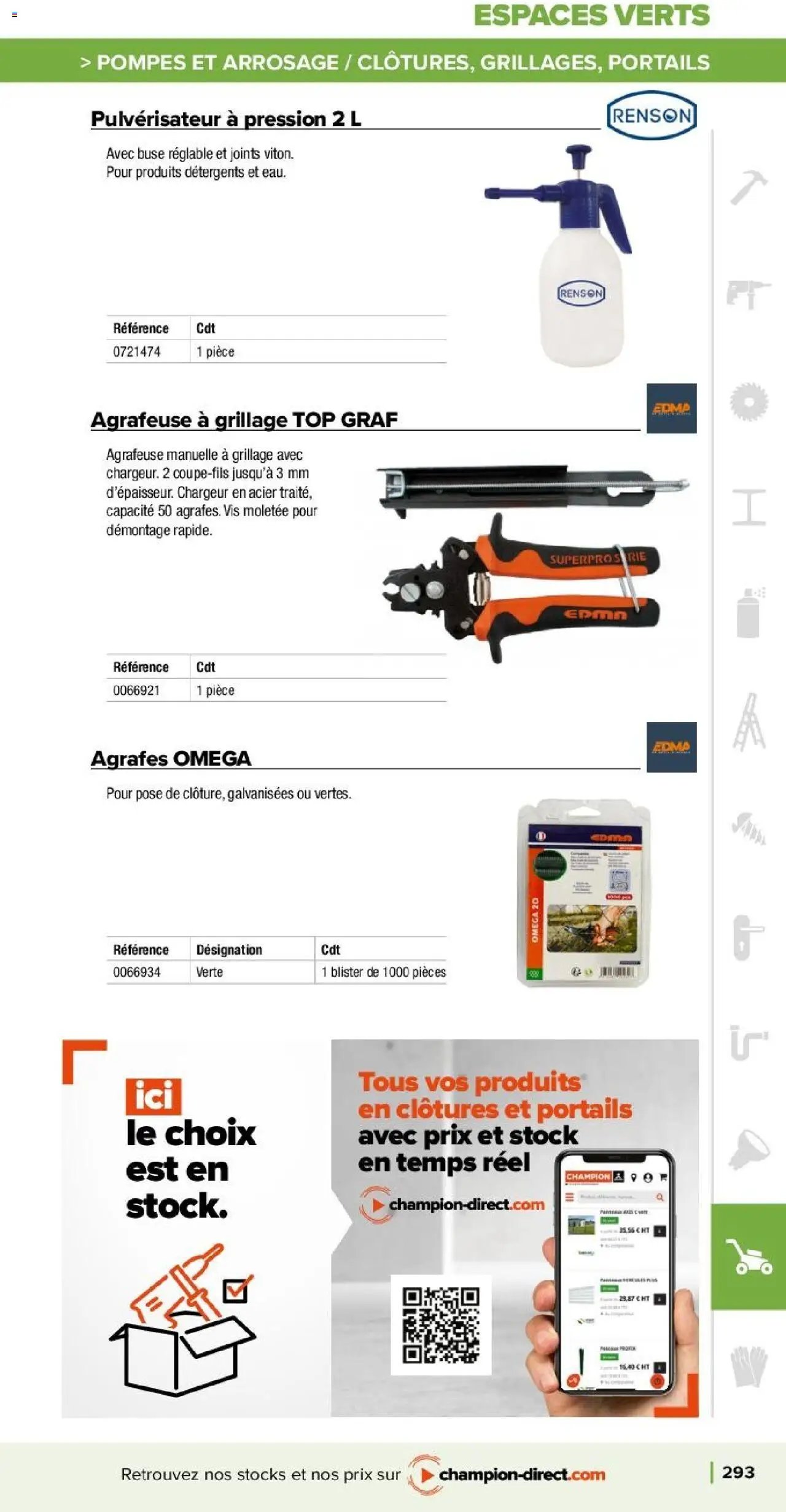 Champion Direct catalogue Selection Maintenance (2025-01-10 - 2025-12-31)