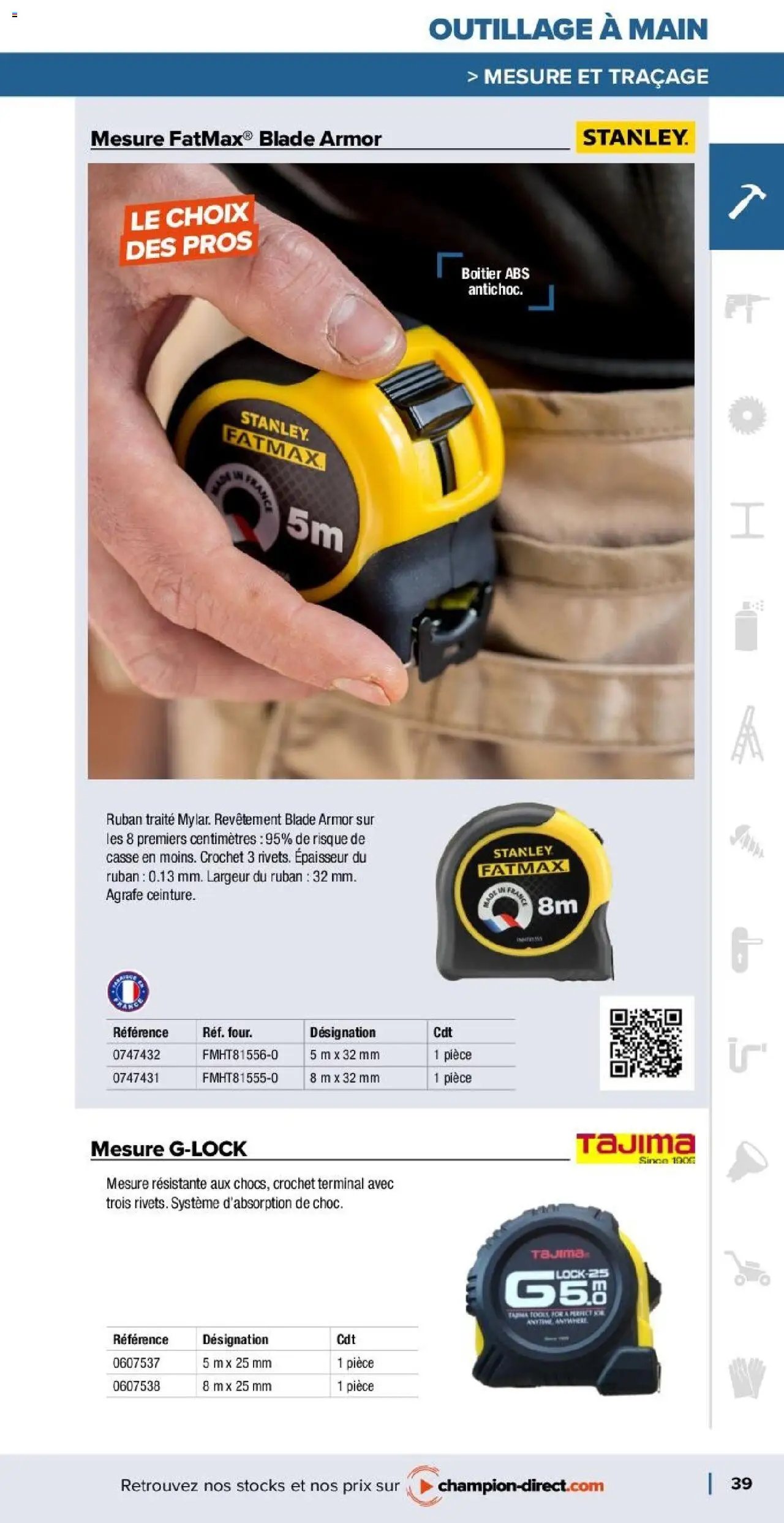 Champion Direct catalogue Selection Maintenance (2025-01-10 - 2025-12-31)