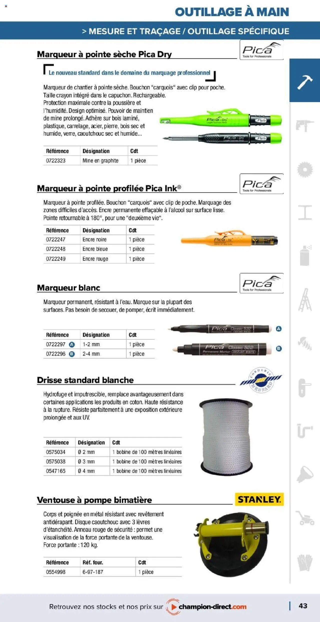Champion Direct catalogue Selection Maintenance (2025-01-10 - 2025-12-31)