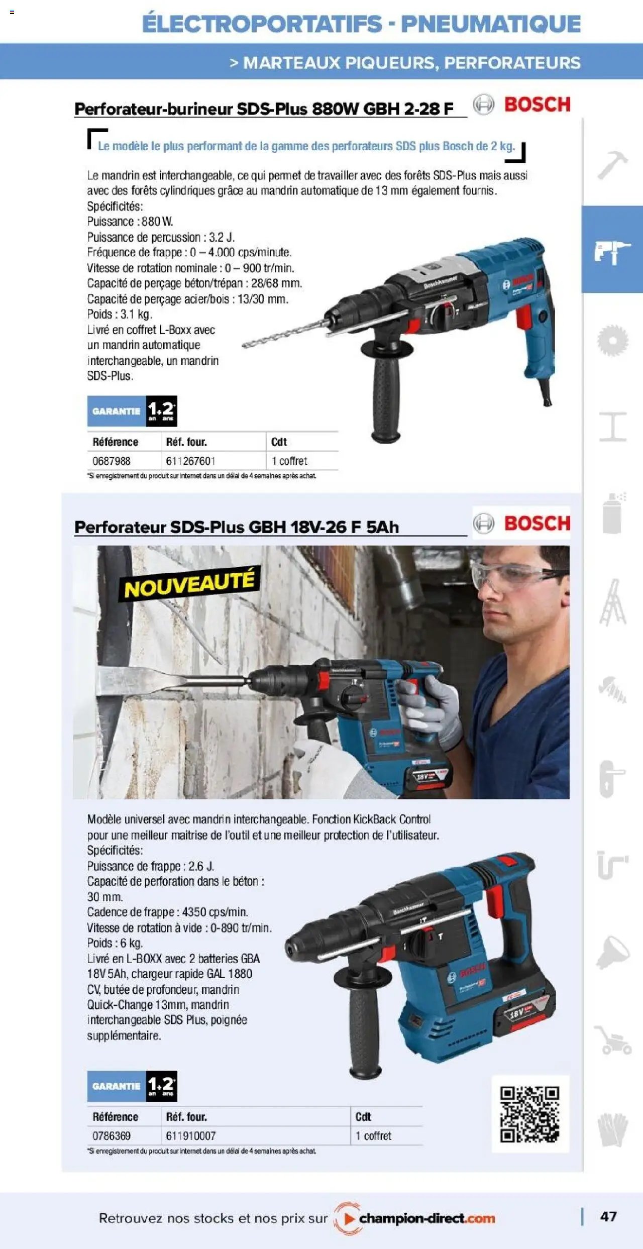 Champion Direct catalogue Selection Maintenance (2025-01-10 - 2025-12-31)