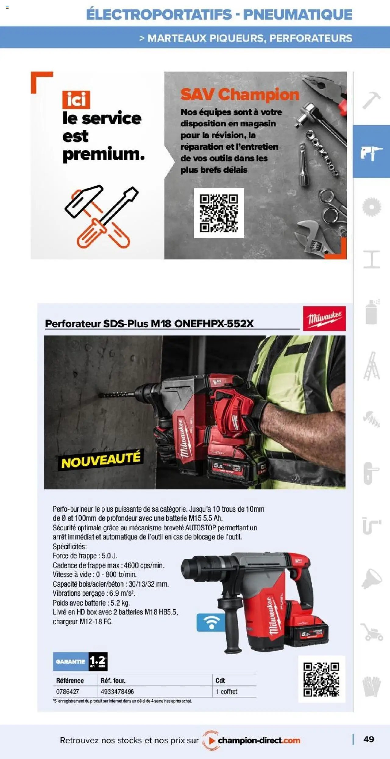 Champion Direct catalogue Selection Maintenance (2025-01-10 - 2025-12-31)