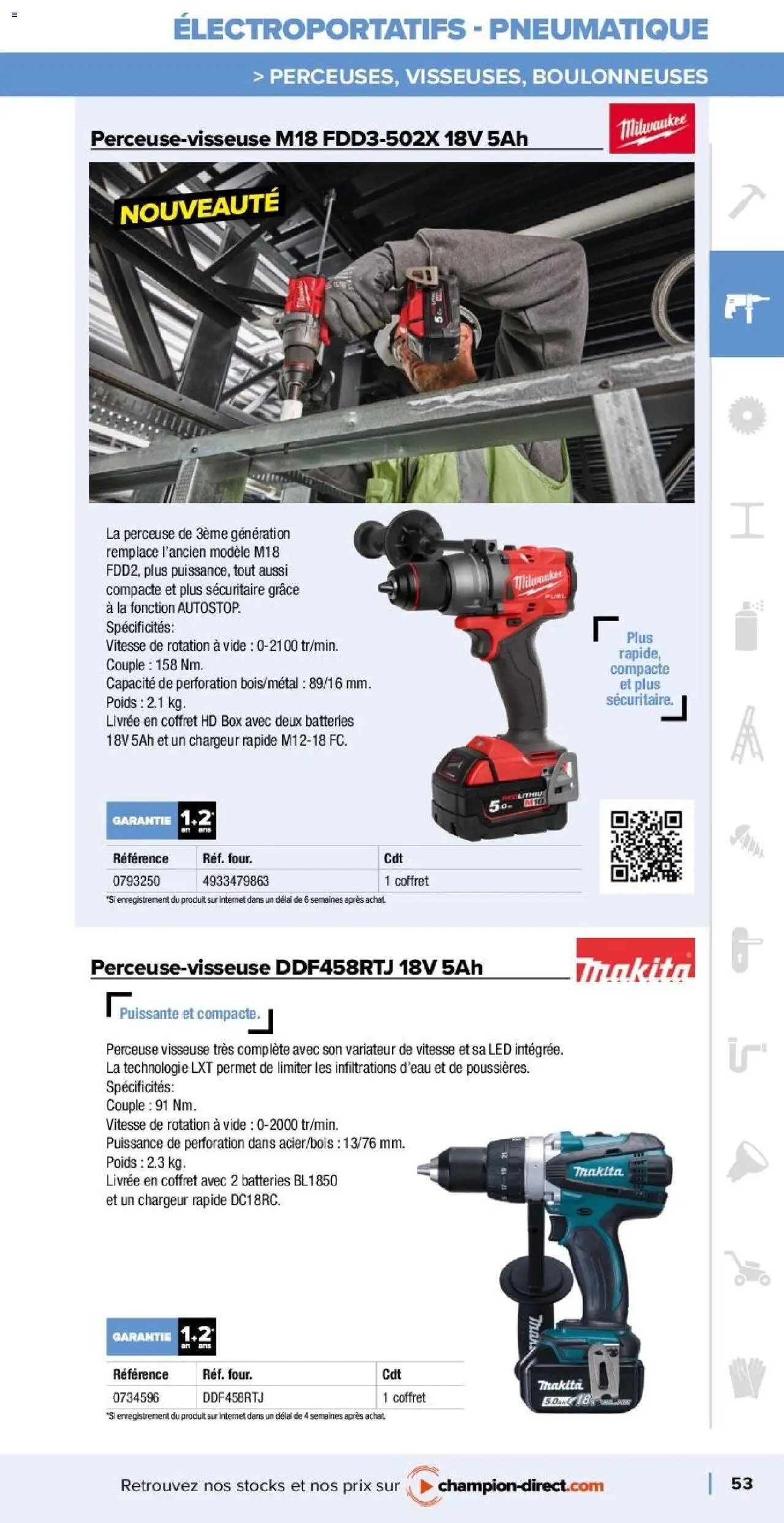 Champion Direct catalogue Selection Maintenance (2025-01-10 - 2025-12-31)