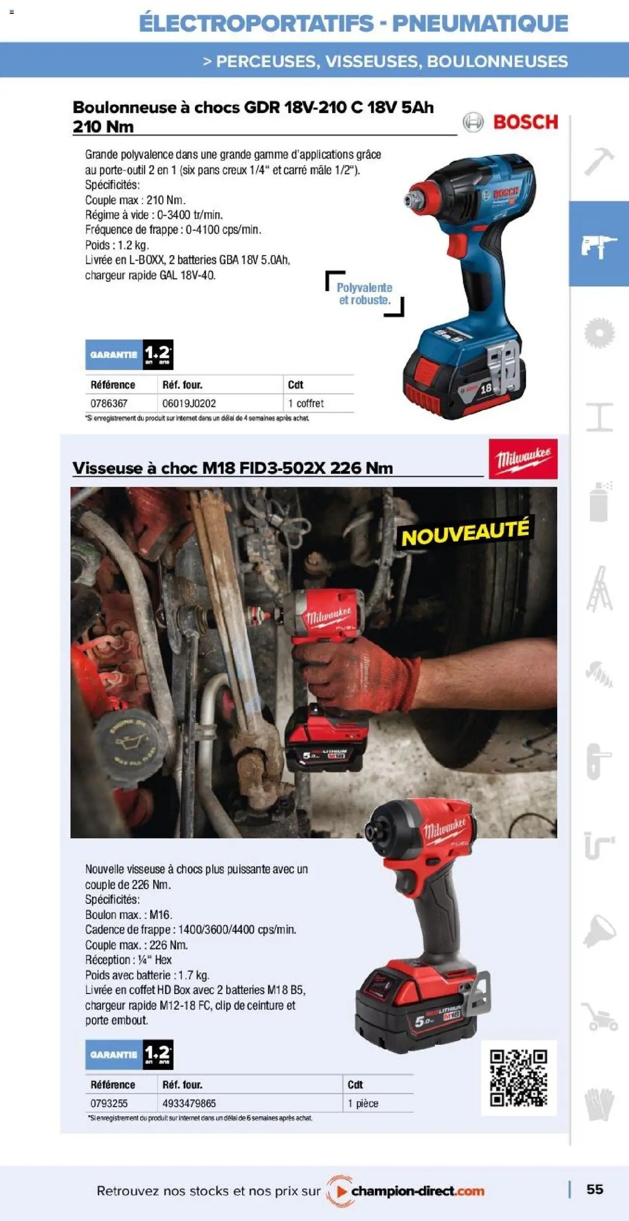 Champion Direct catalogue Selection Maintenance (2025-01-10 - 2025-12-31)