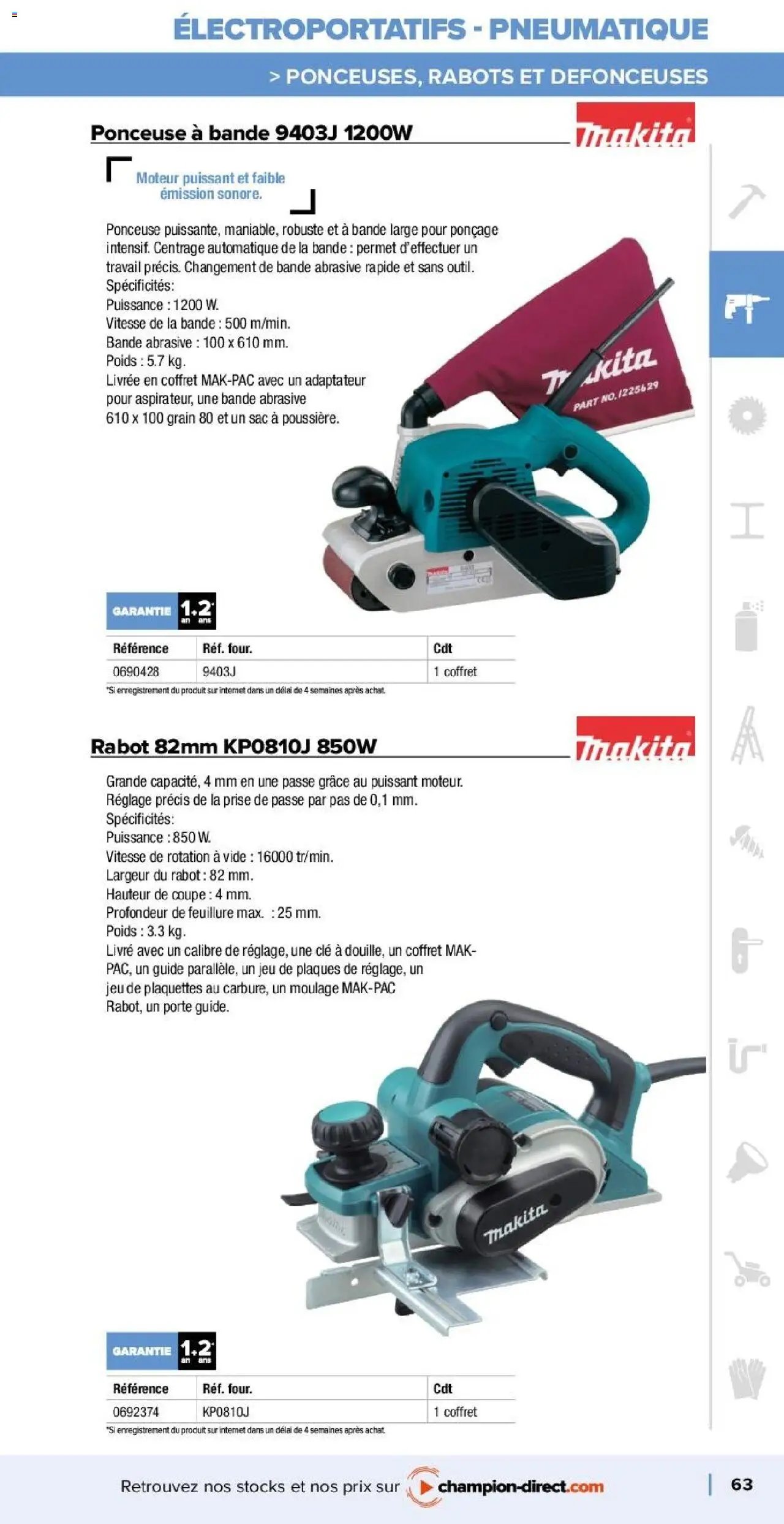 Champion Direct catalogue Selection Maintenance (2025-01-10 - 2025-12-31)