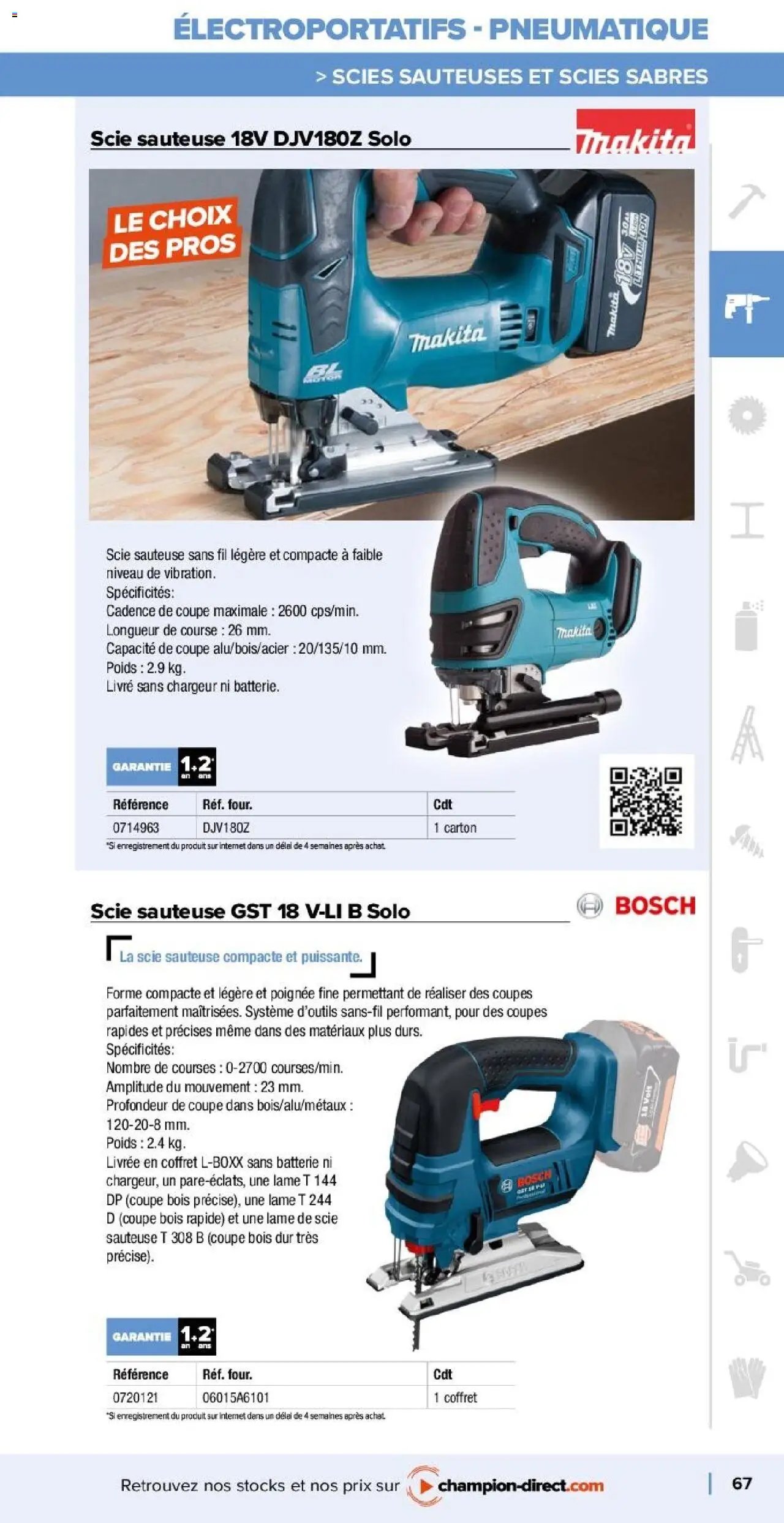 Champion Direct catalogue Selection Maintenance (2025-01-10 - 2025-12-31)