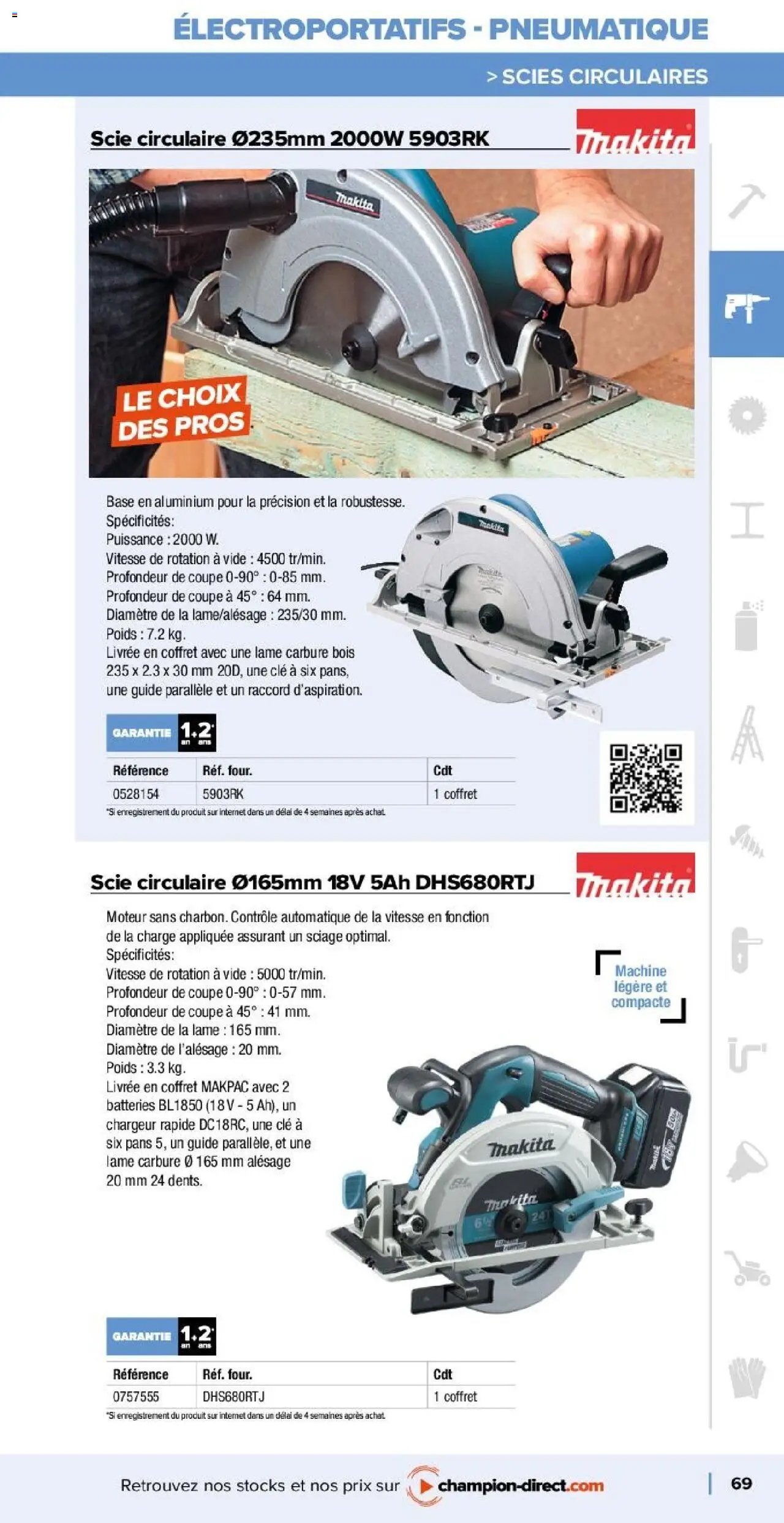Champion Direct catalogue Selection Maintenance (2025-01-10 - 2025-12-31)
