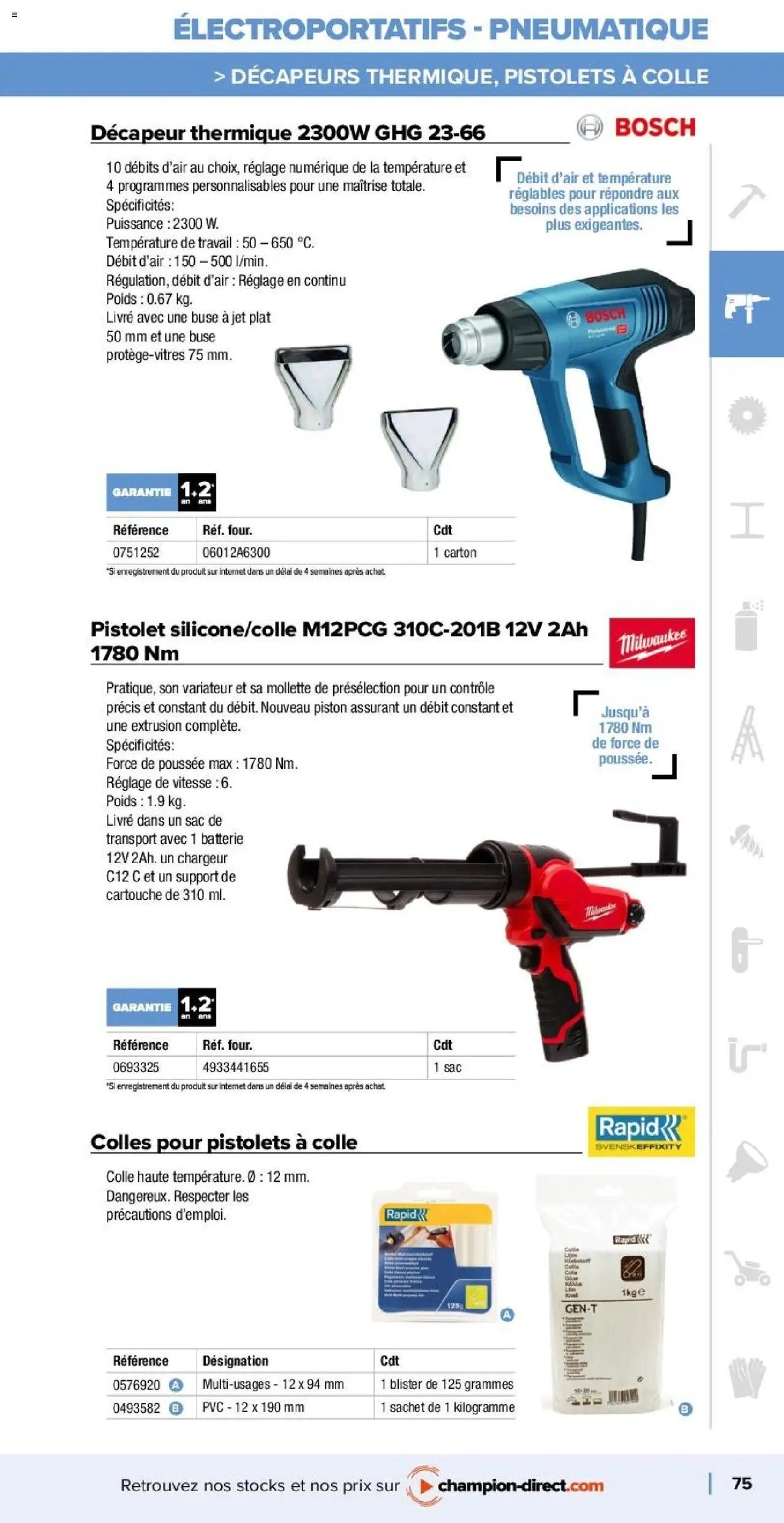 Champion Direct catalogue Selection Maintenance (2025-01-10 - 2025-12-31)