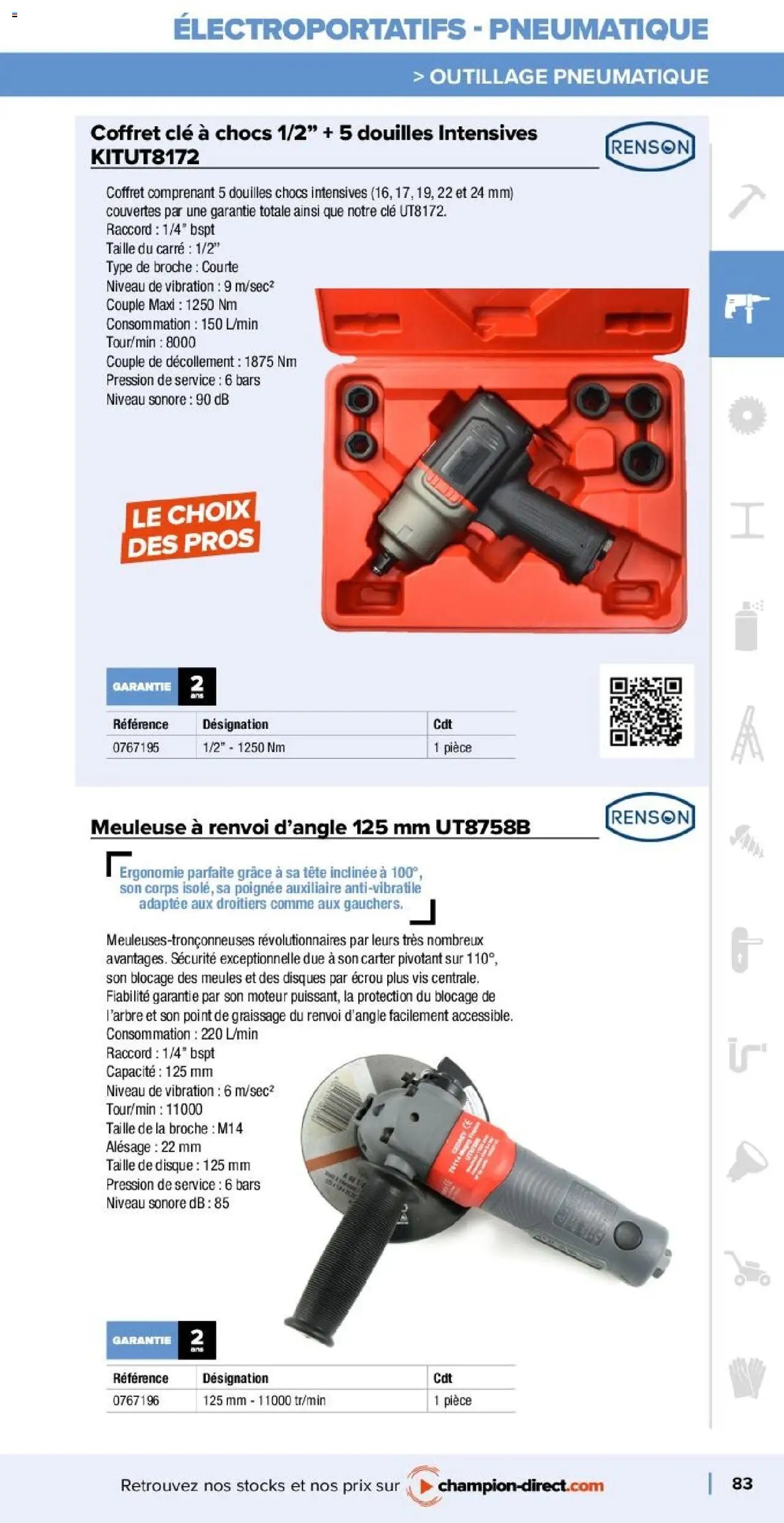 Champion Direct catalogue Selection Maintenance (2025-01-10 - 2025-12-31)
