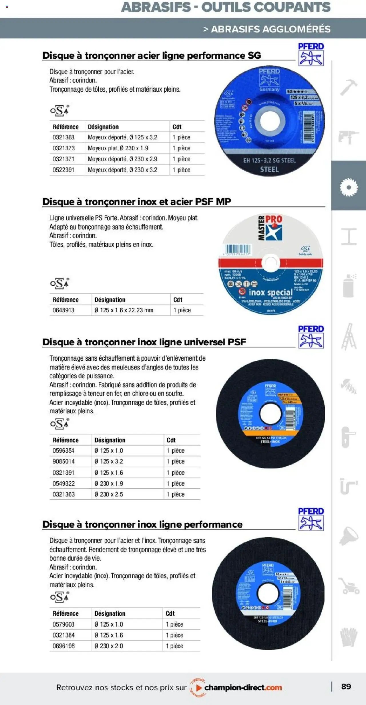 Champion Direct catalogue Selection Maintenance (2025-01-10 - 2025-12-31)