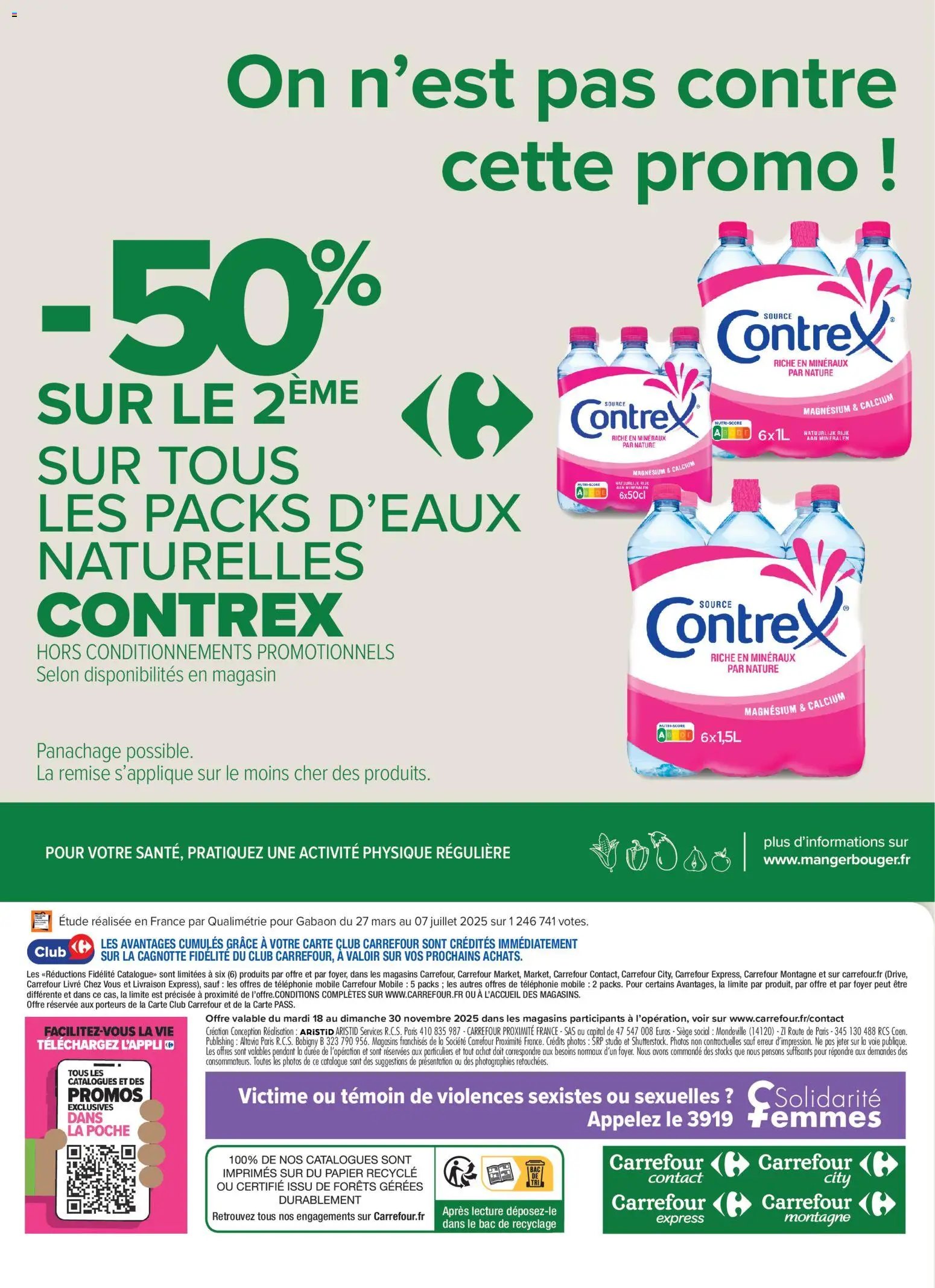 Carrefour contact J'peux pas, j'ai promos