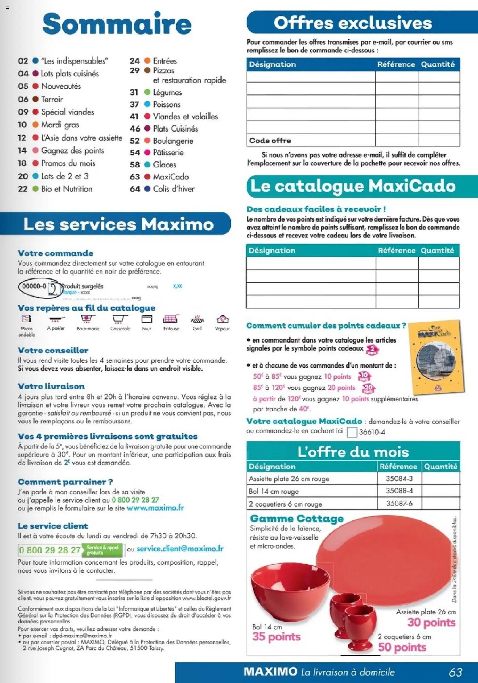 Maximo catalogue